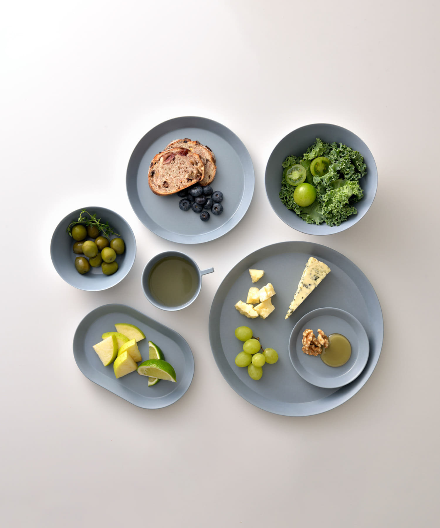 ideaco　usumono salad bowl blue -