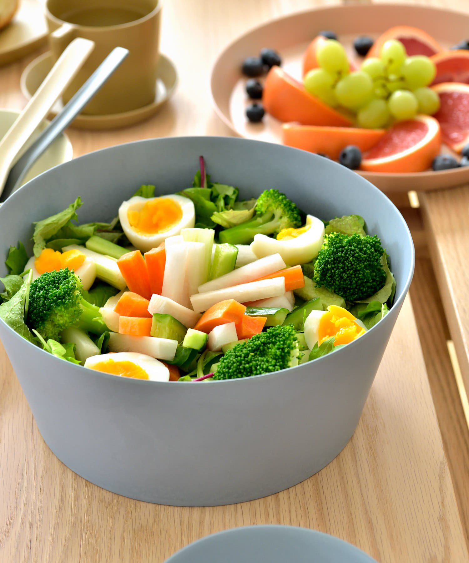 ideaco　usumono salad bowl blue -