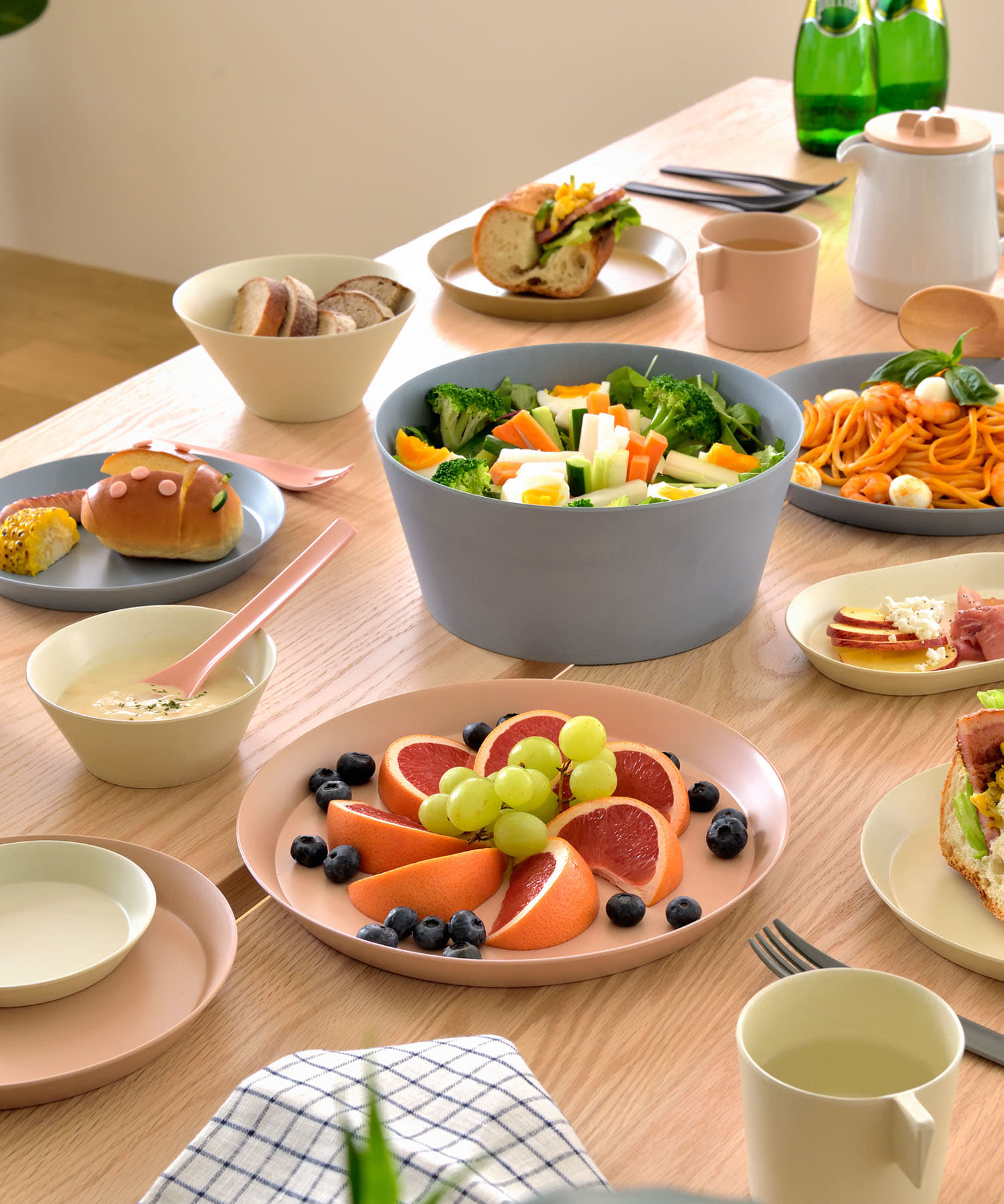 ideaco　usumono salad bowl blue -