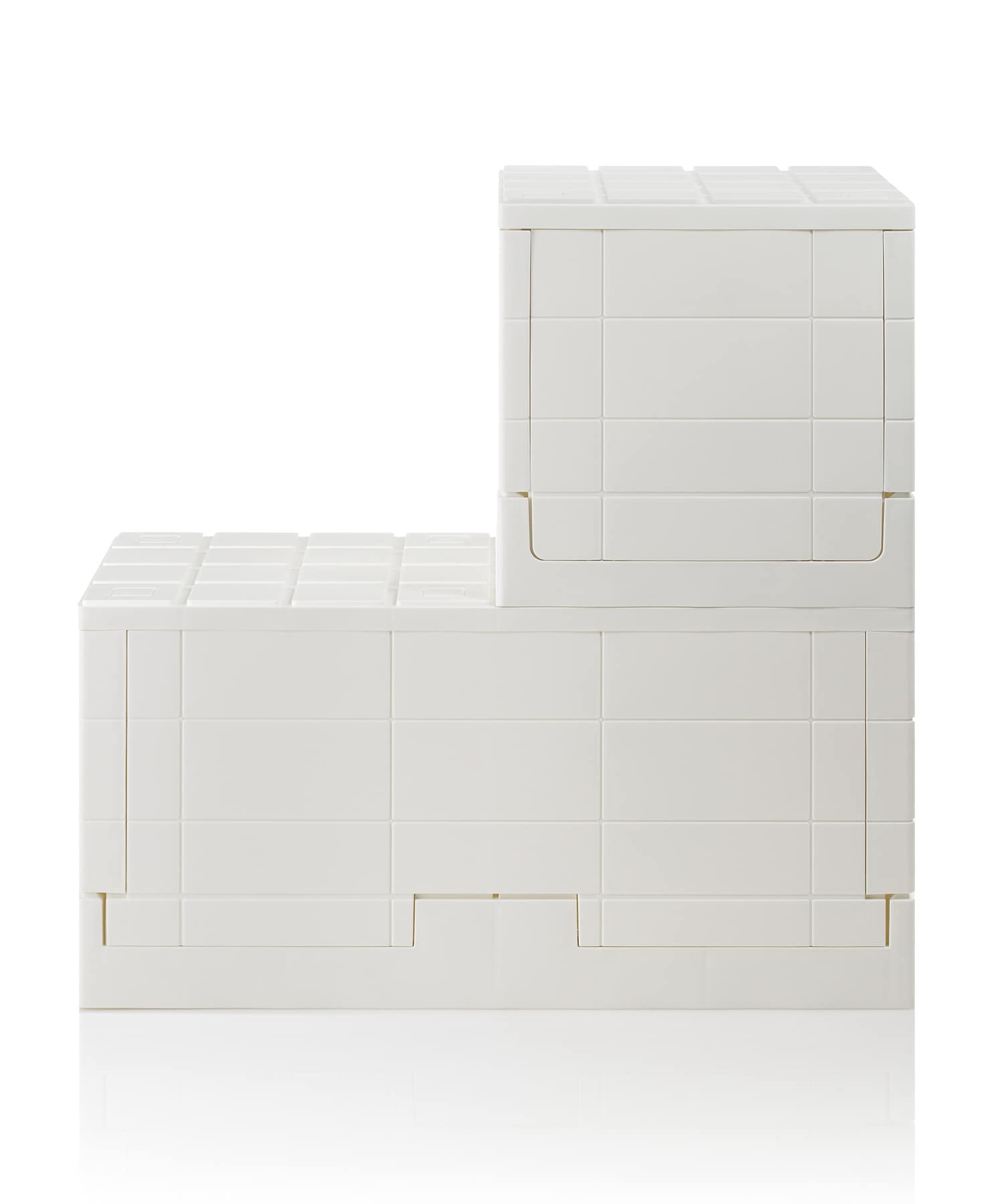 I’m D　ENOTSグリッドコンテナー キューブ WHITE -