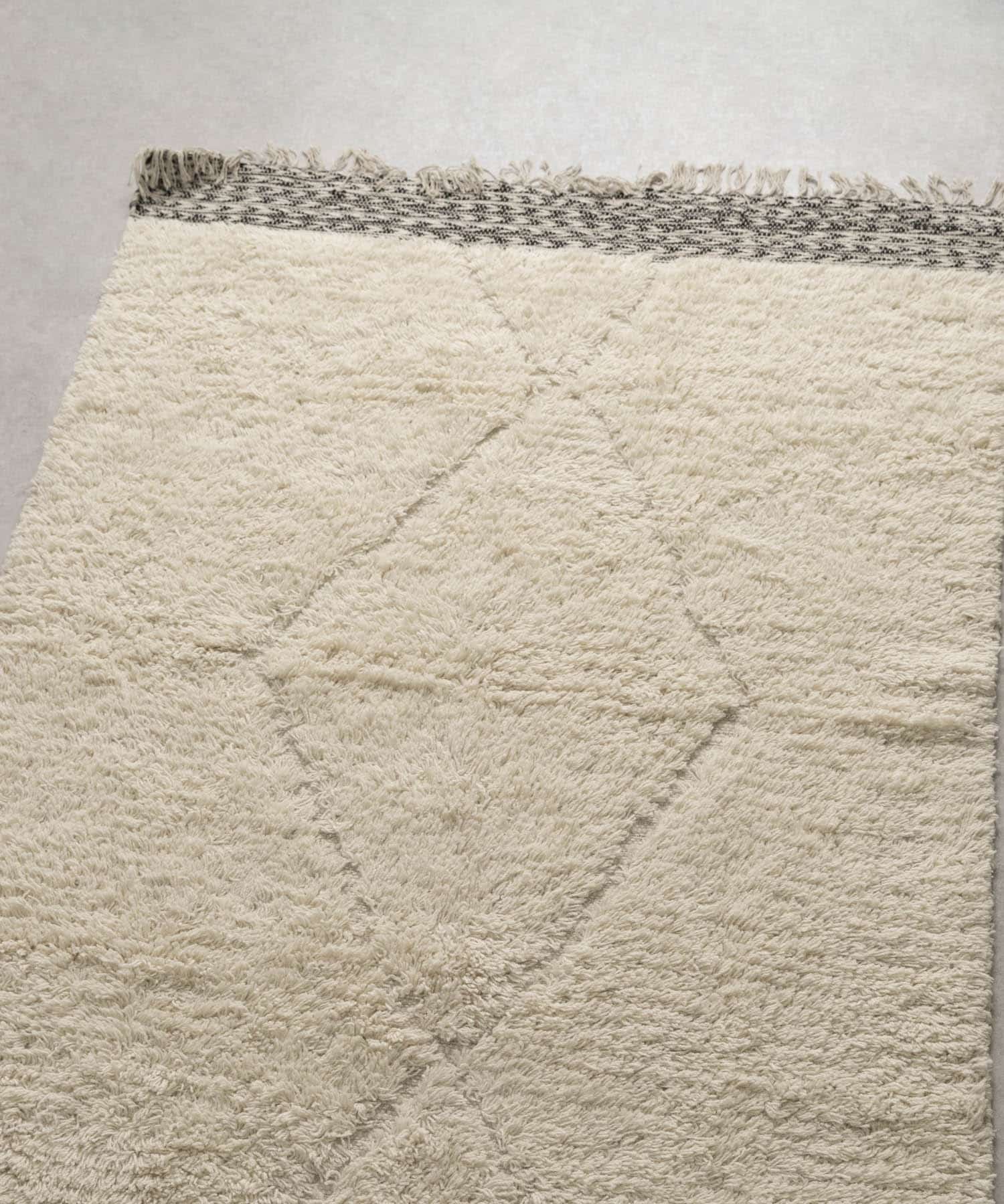RugRu　ハノイ ラグ 140x200cm IVORY MIX -