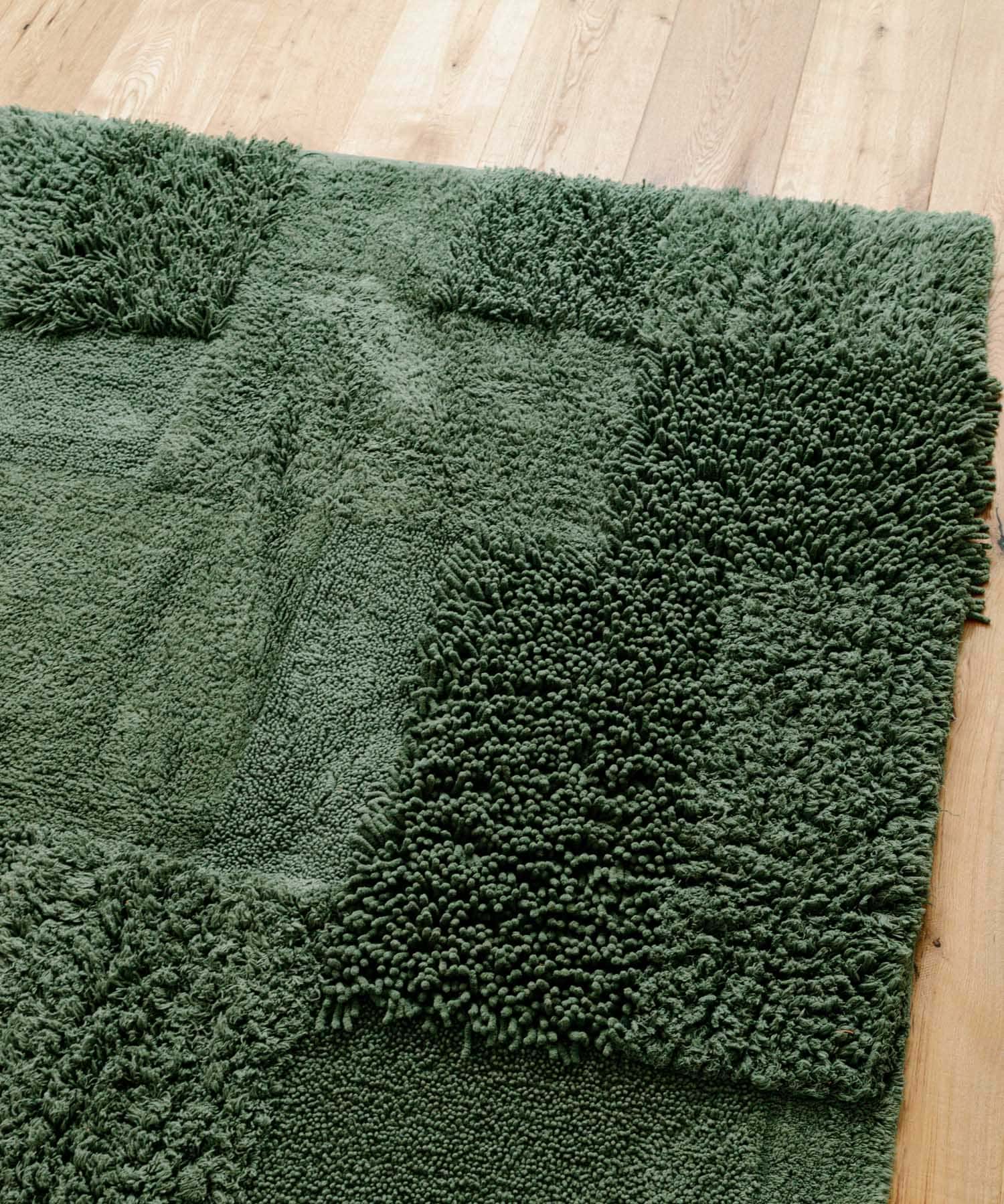 RugRu　ぺテル ラグ 140×200cm GREEN -