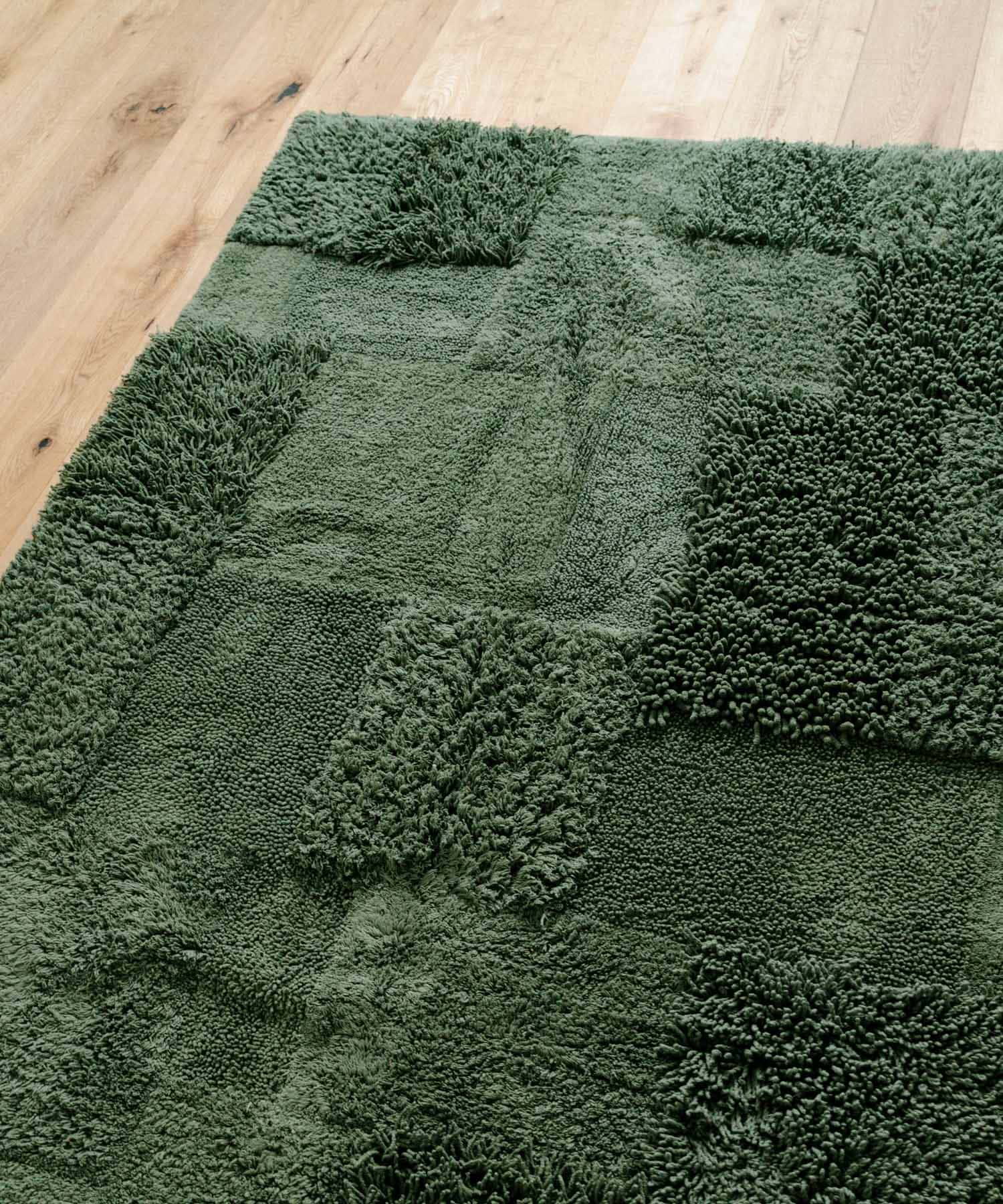 RugRu　ぺテル ラグ 140×200cm GREEN -