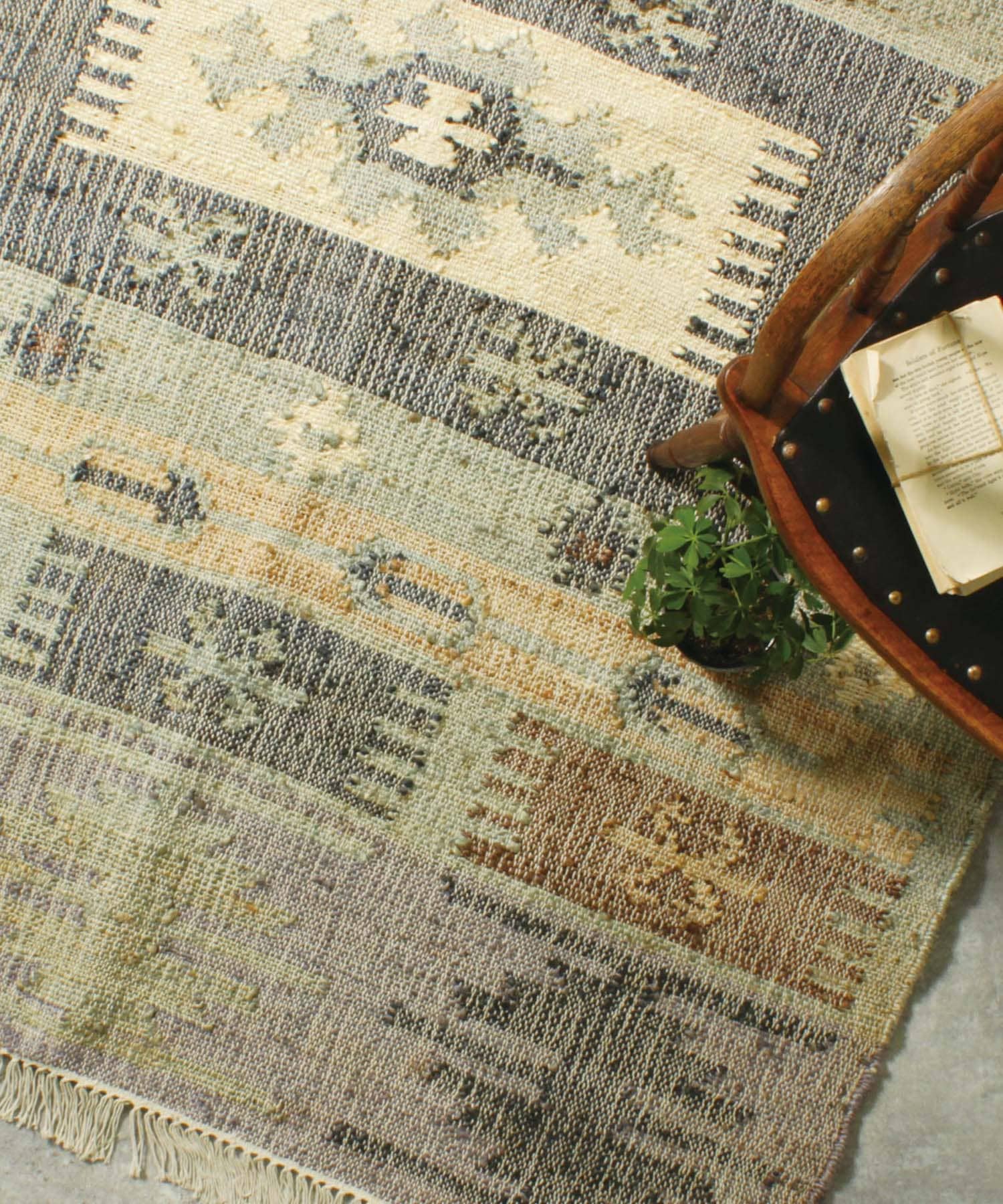 RugRu　NORA ラグ140×200cm