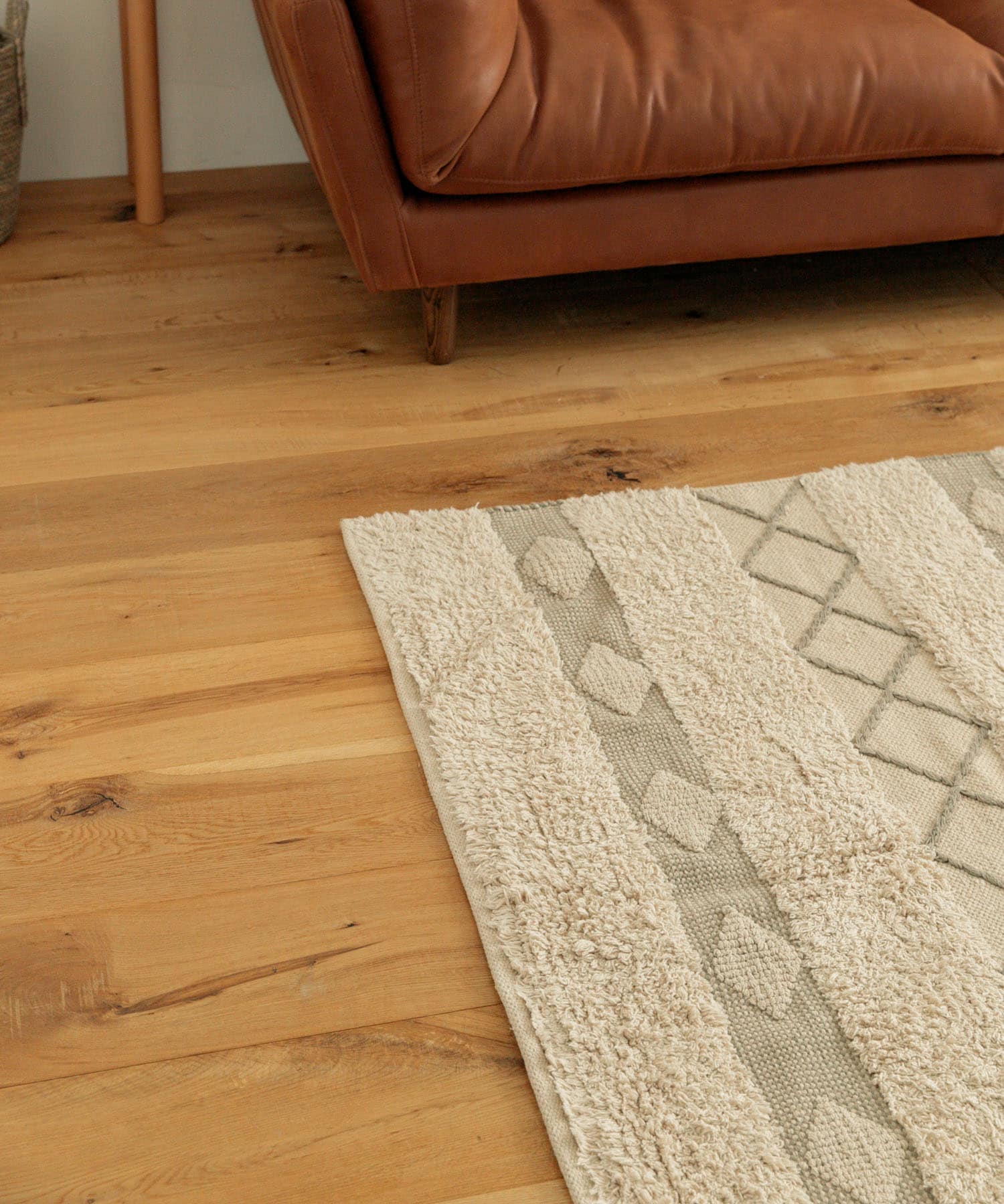 RugRu　AXTEL ラグ140×200cm IVORY MIX -