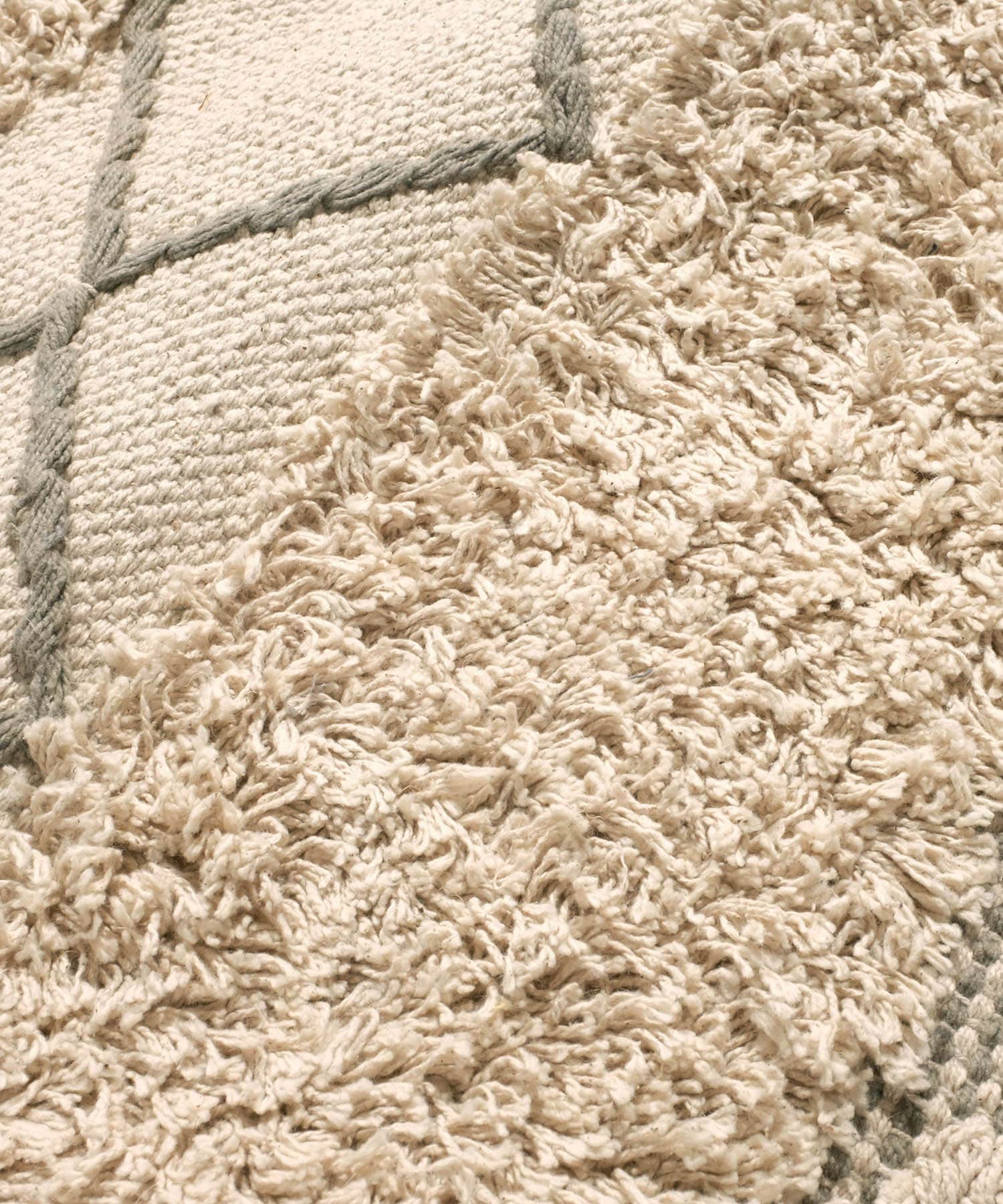 RugRu　AXTEL ラグ140×200cm IVORY MIX -