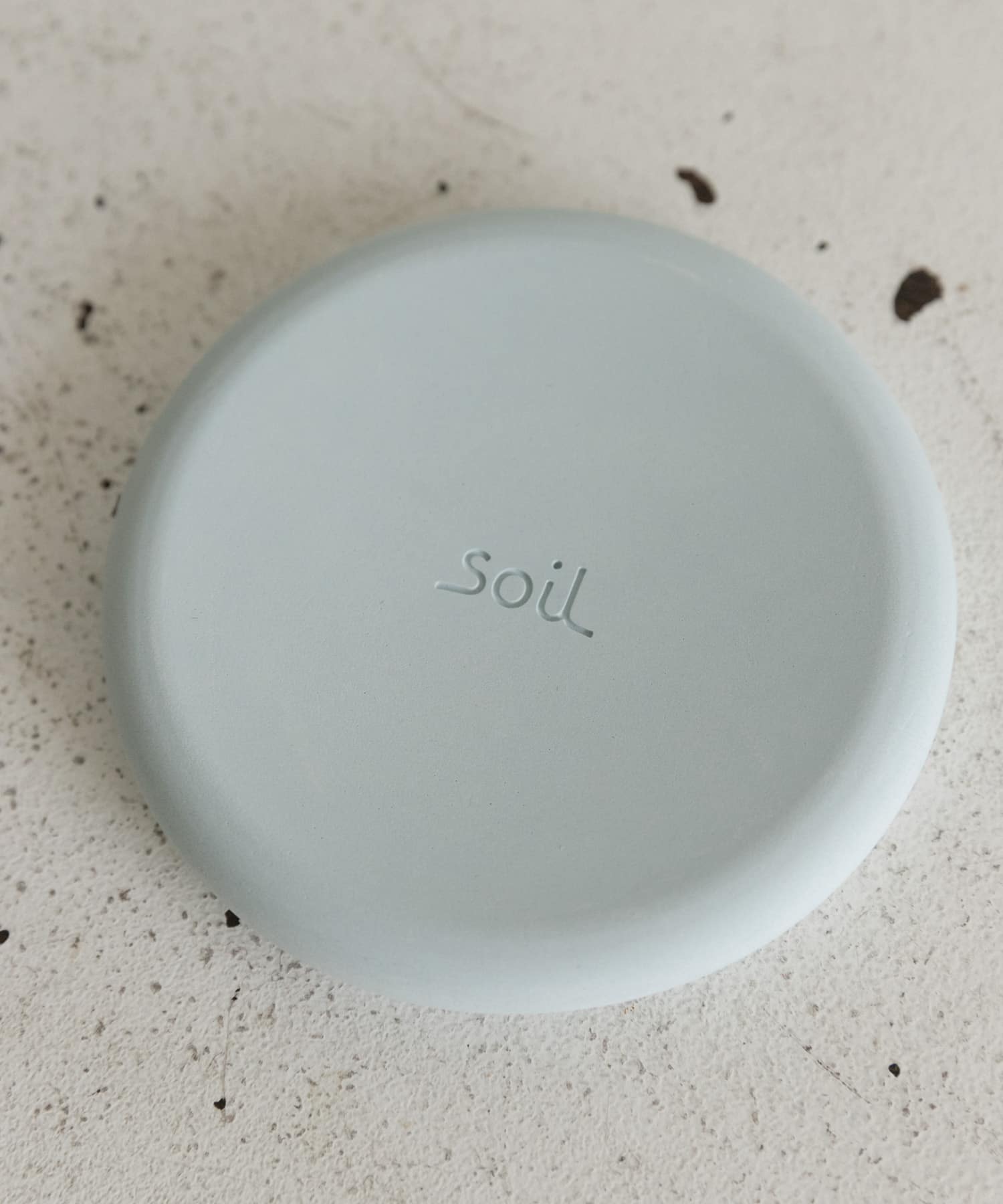soil　SOAP DISH circle BLUE -