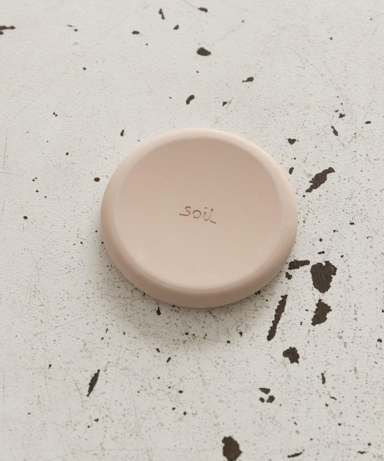 soil　SOAP DISH circle