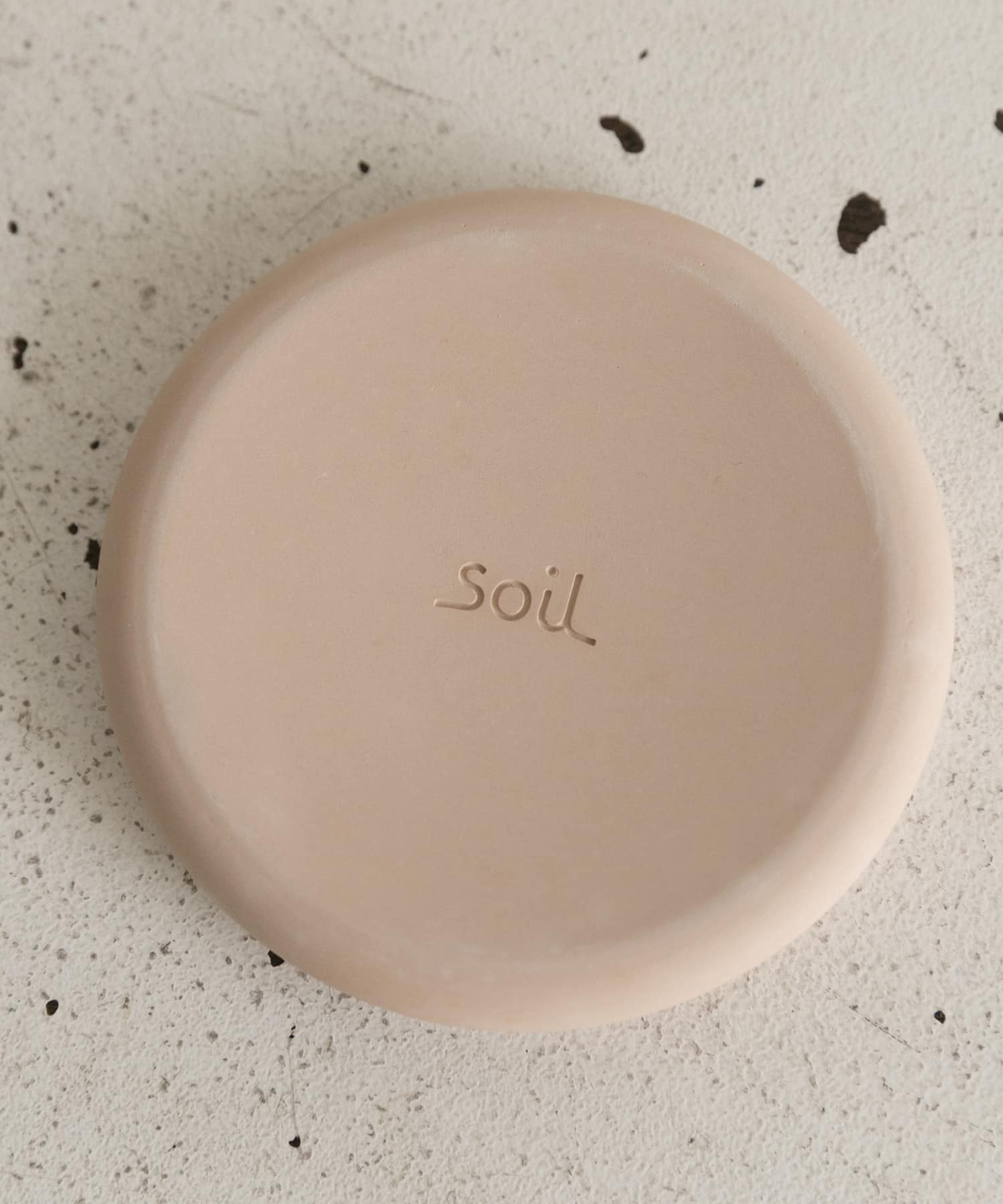 soil　SOAP DISH circle PINK -