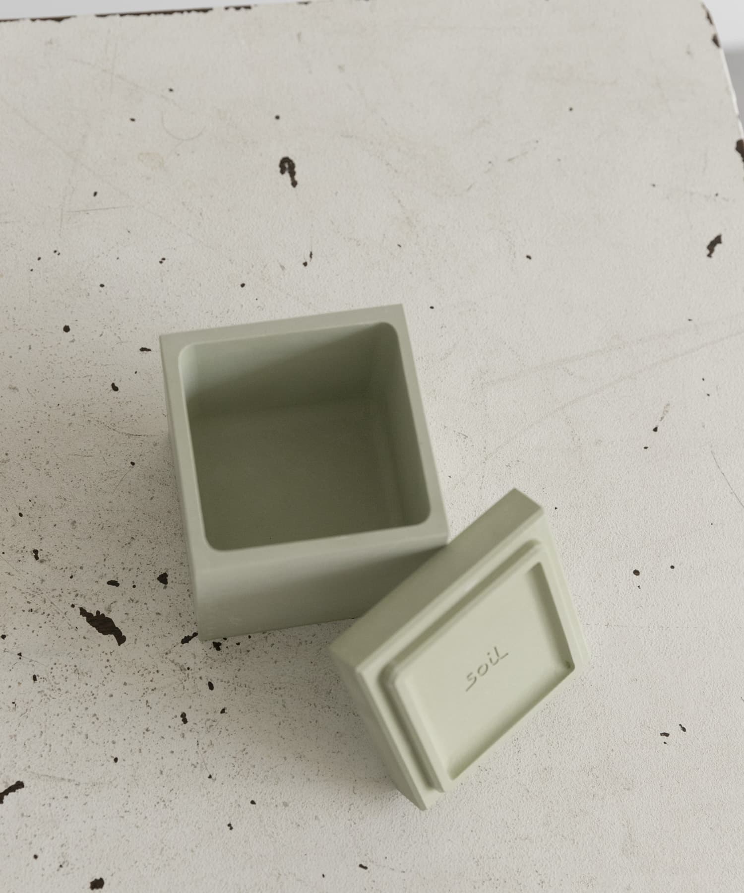 soil　FOOD CONTAINER square S GREEN -