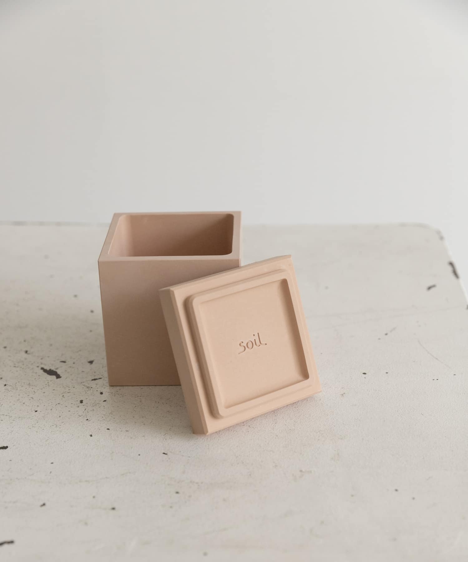 soil　FOOD CONTAINER square S PINK -