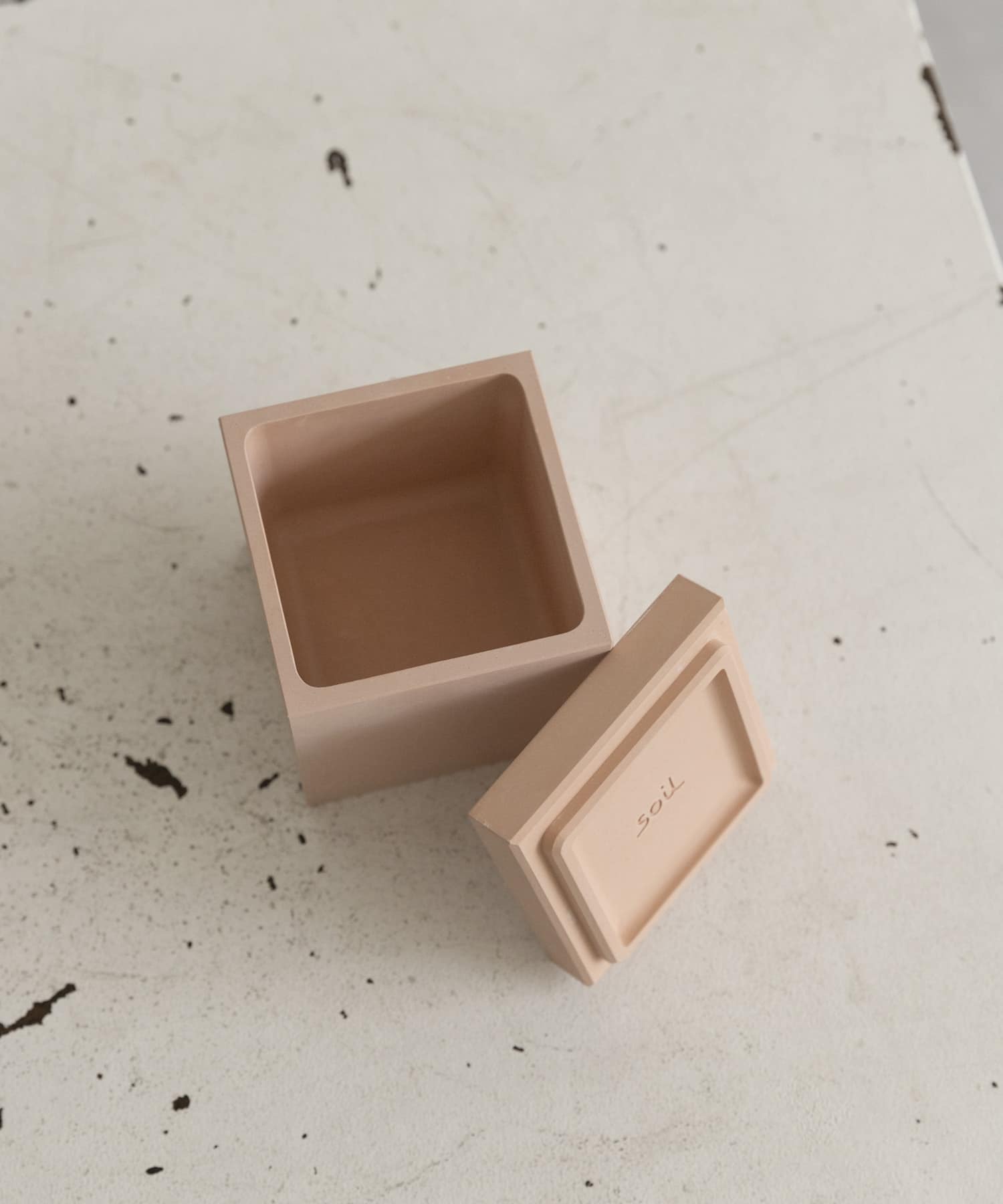 soil　FOOD CONTAINER square S PINK -