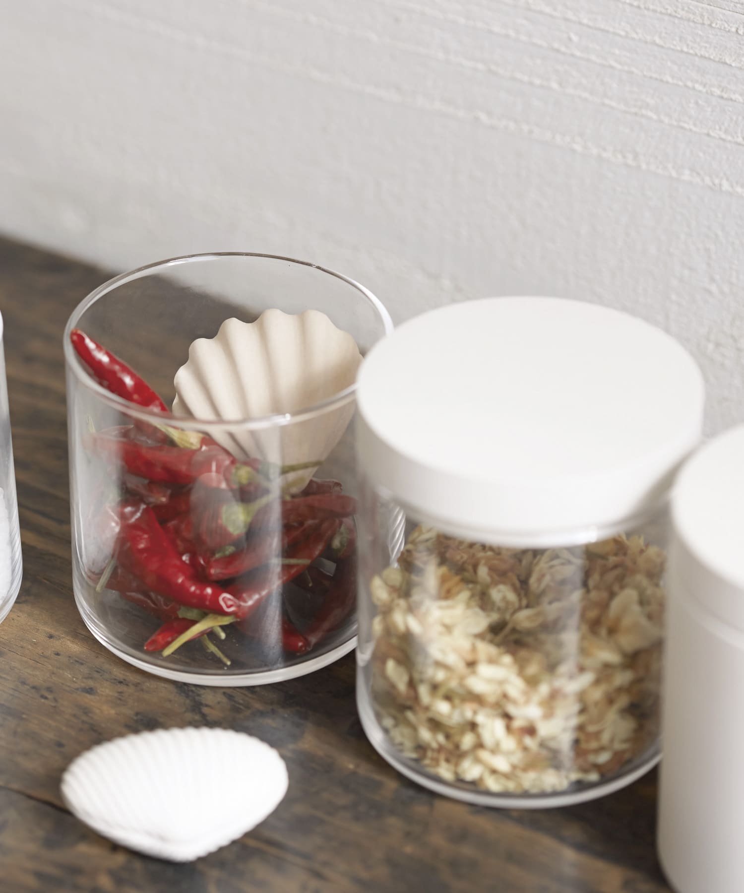soil　FOOD CONTAINER glass WHITE -