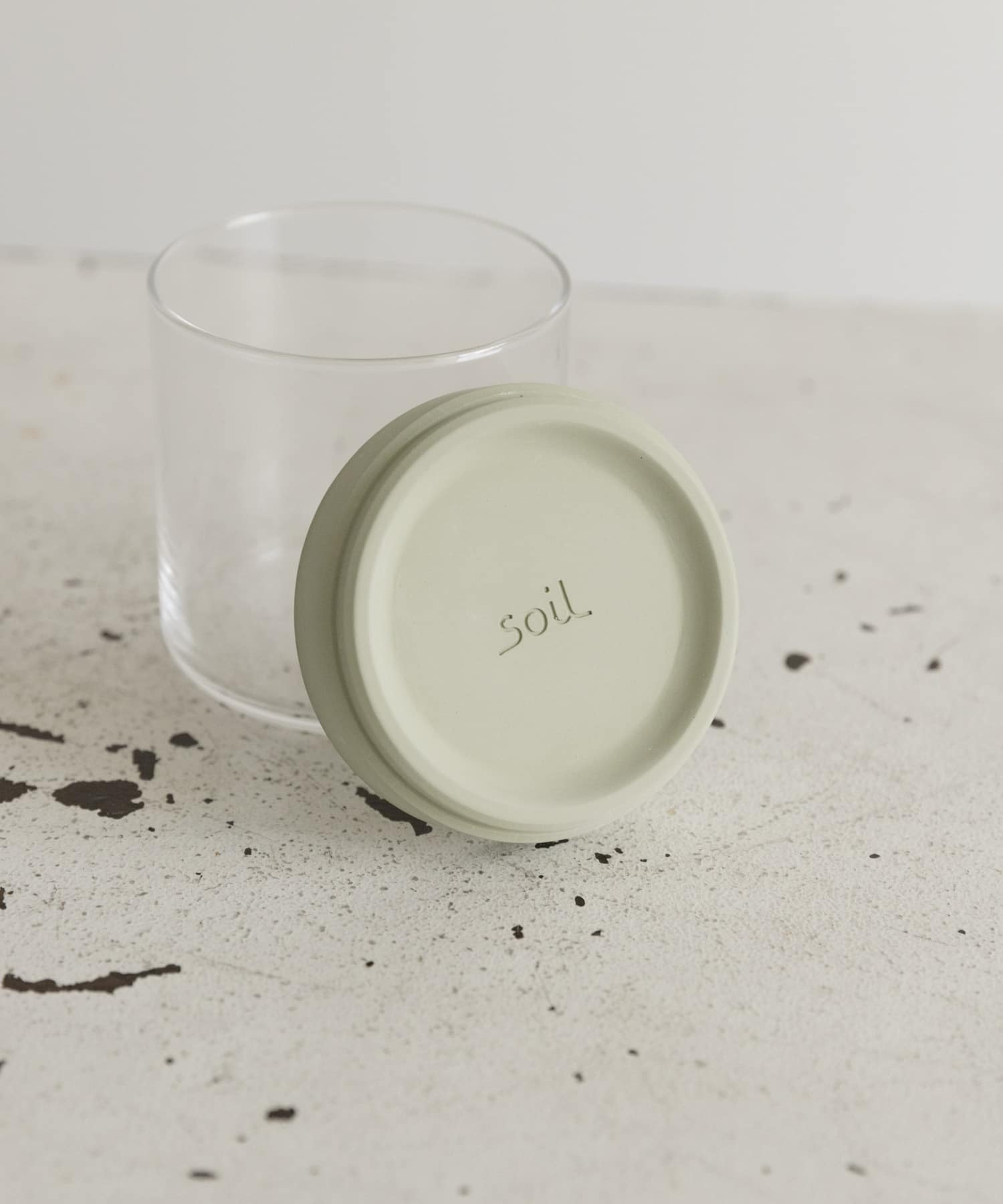 soil　FOOD CONTAINER glass GREEN -