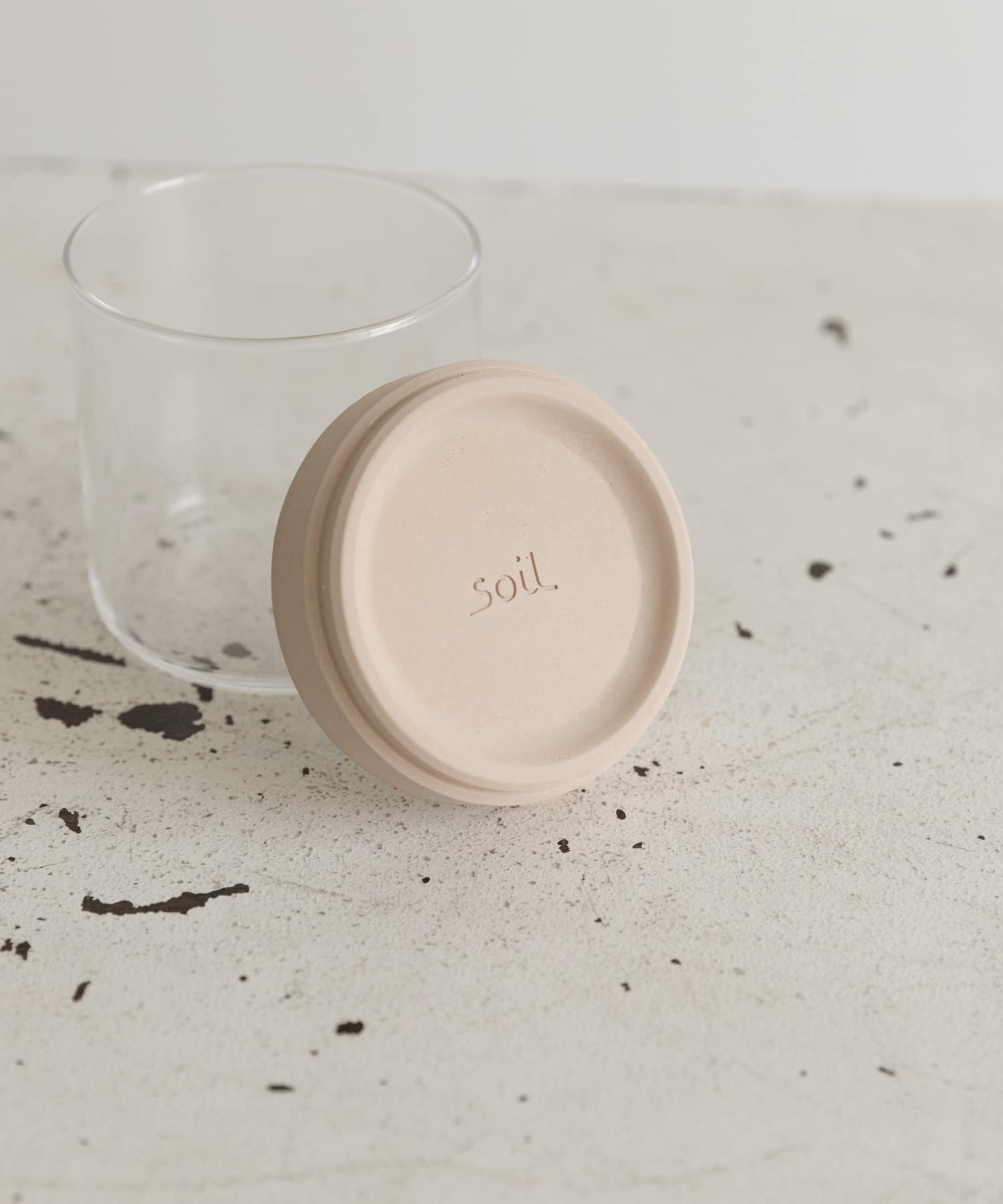 soil　FOOD CONTAINER glass PINK -