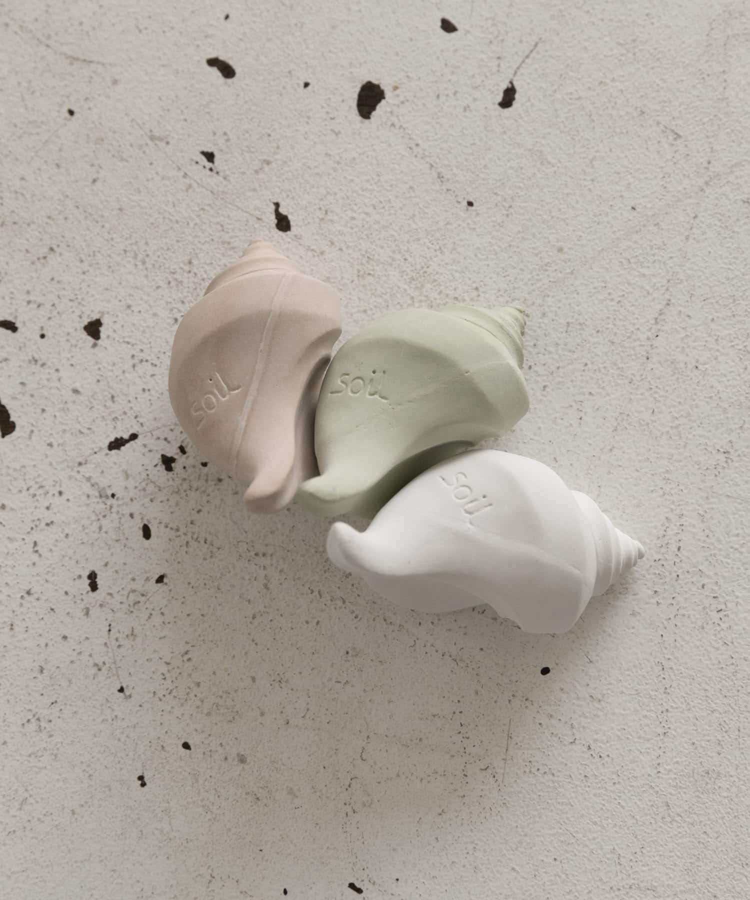 soil　DRYING OBJECT spiral GREEN -