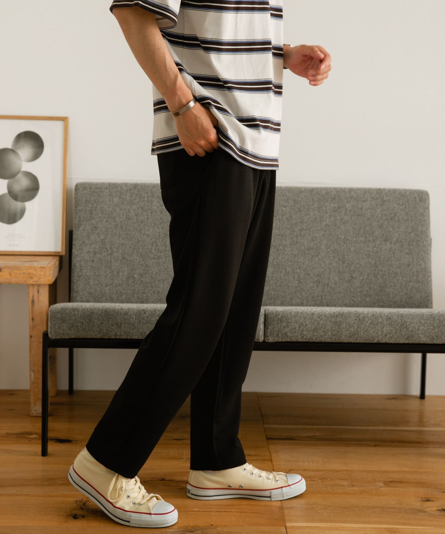 『セットアップ対応』 ダブルフェイス ツイルイージーパンツ