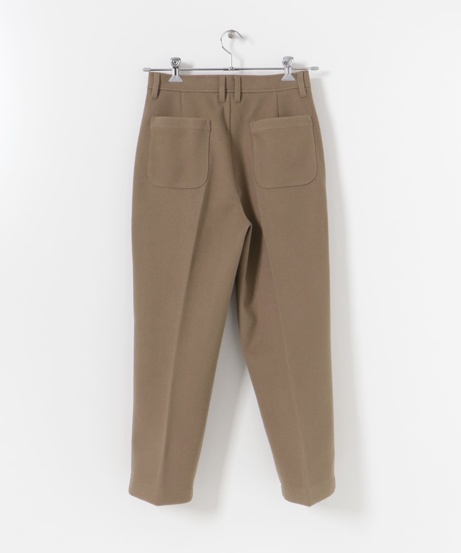 ウールタッチ センタープレスパンツ BRN M