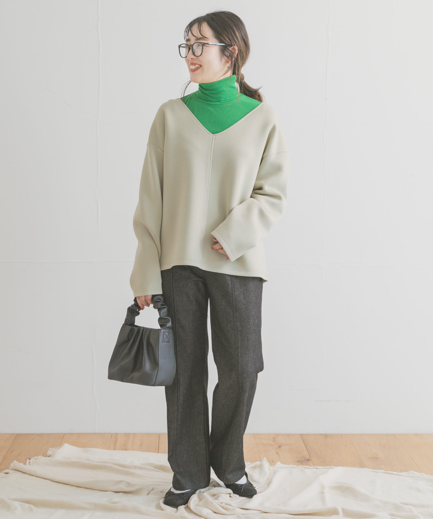 身長：158cm サイズ：FREE