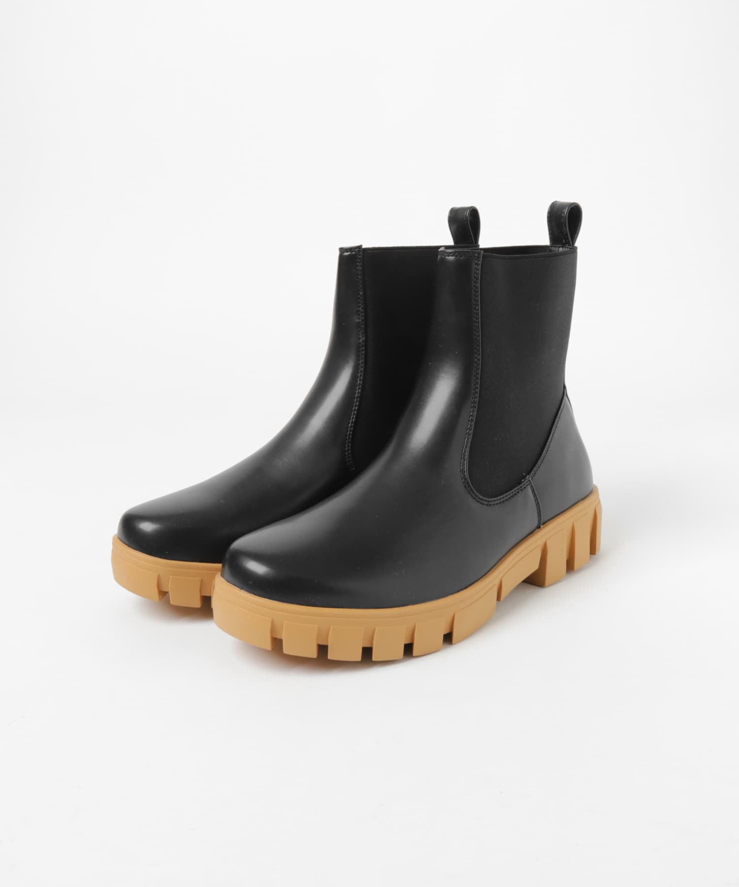 コンビサイドゴアブーツ BLK S