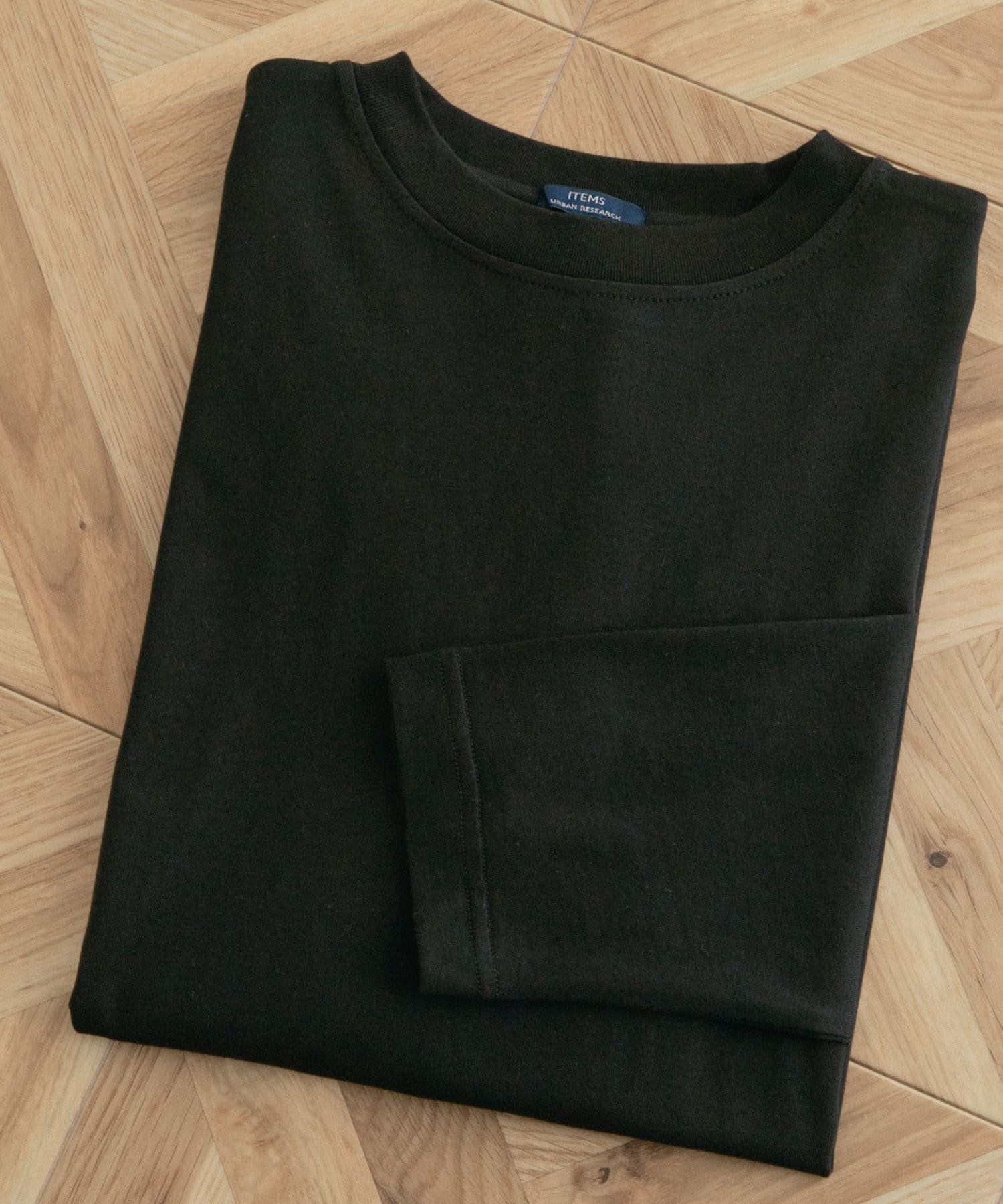シルケットコットン ロングスリーブTシャツ(M BLK): トップス｜URBAN