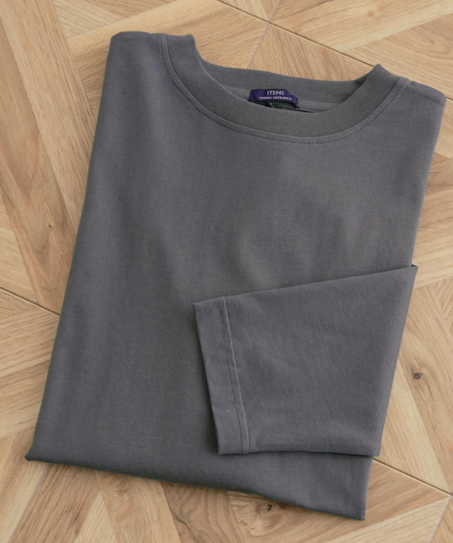 シルケットコットン ロングスリーブTシャツ(M BLK): トップス｜URBAN