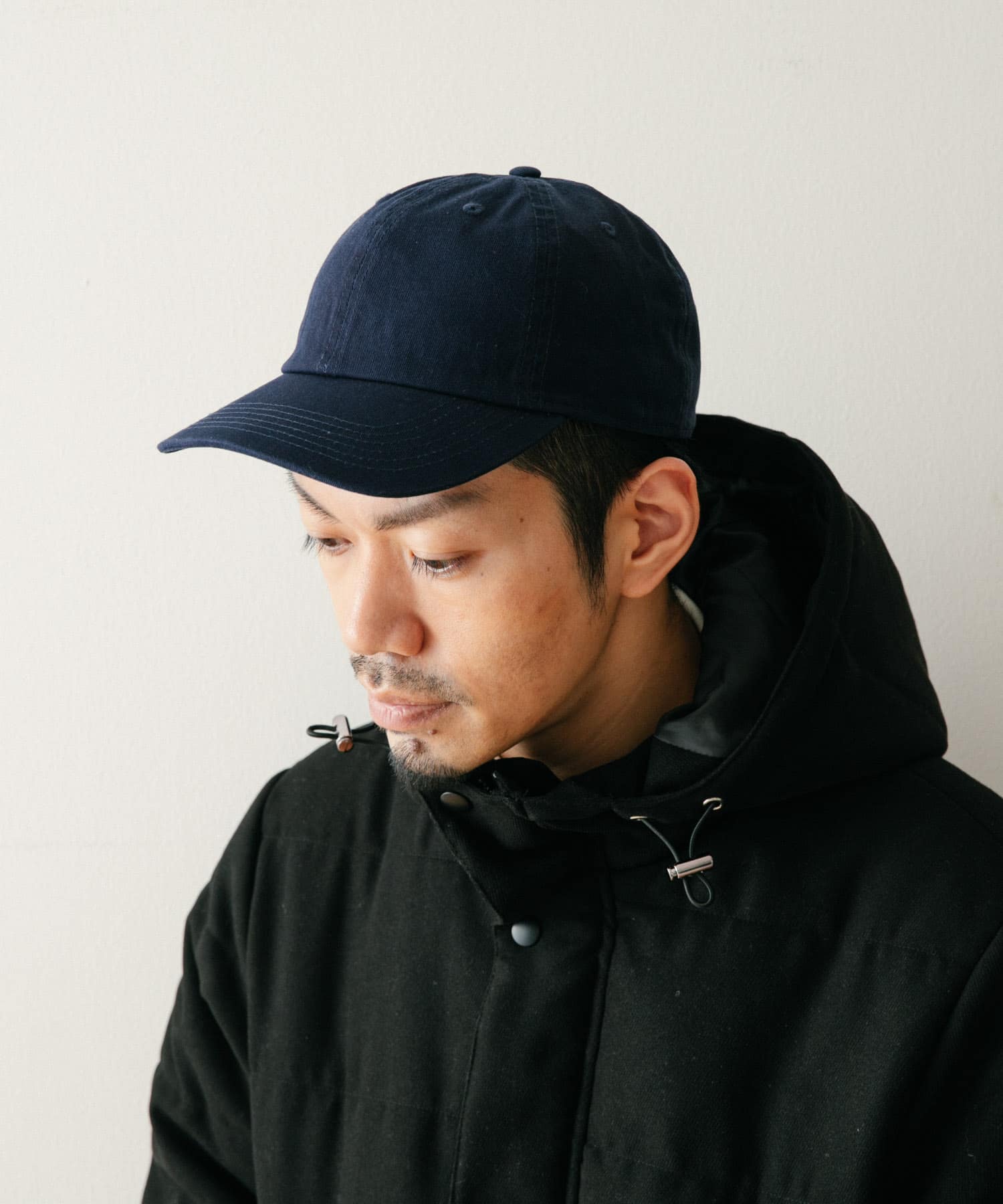 NEW HATTAN　Twill Cap NVY -