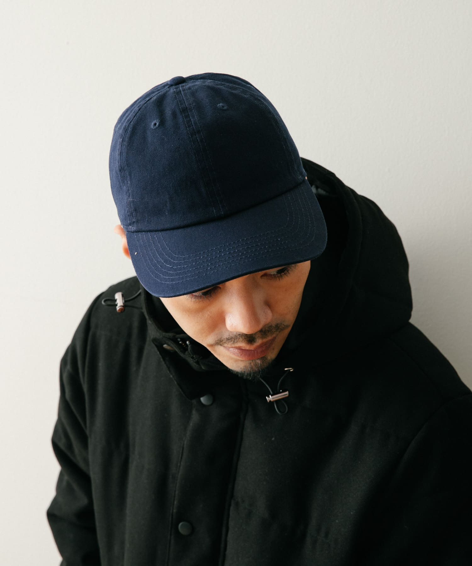 NEW HATTAN　Twill Cap NVY -