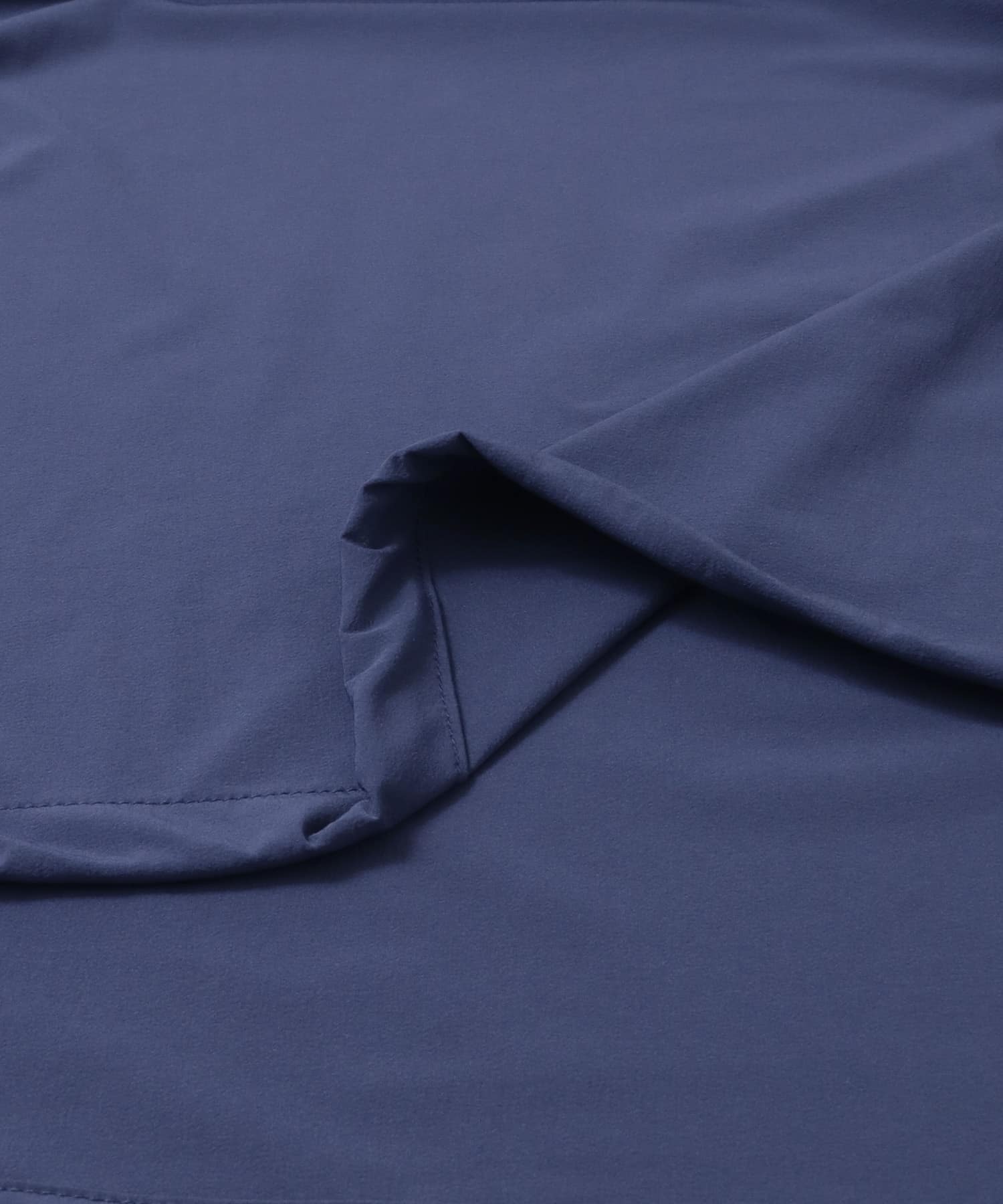 シルキーナイロンハーフZIP多機能トップス NVY M