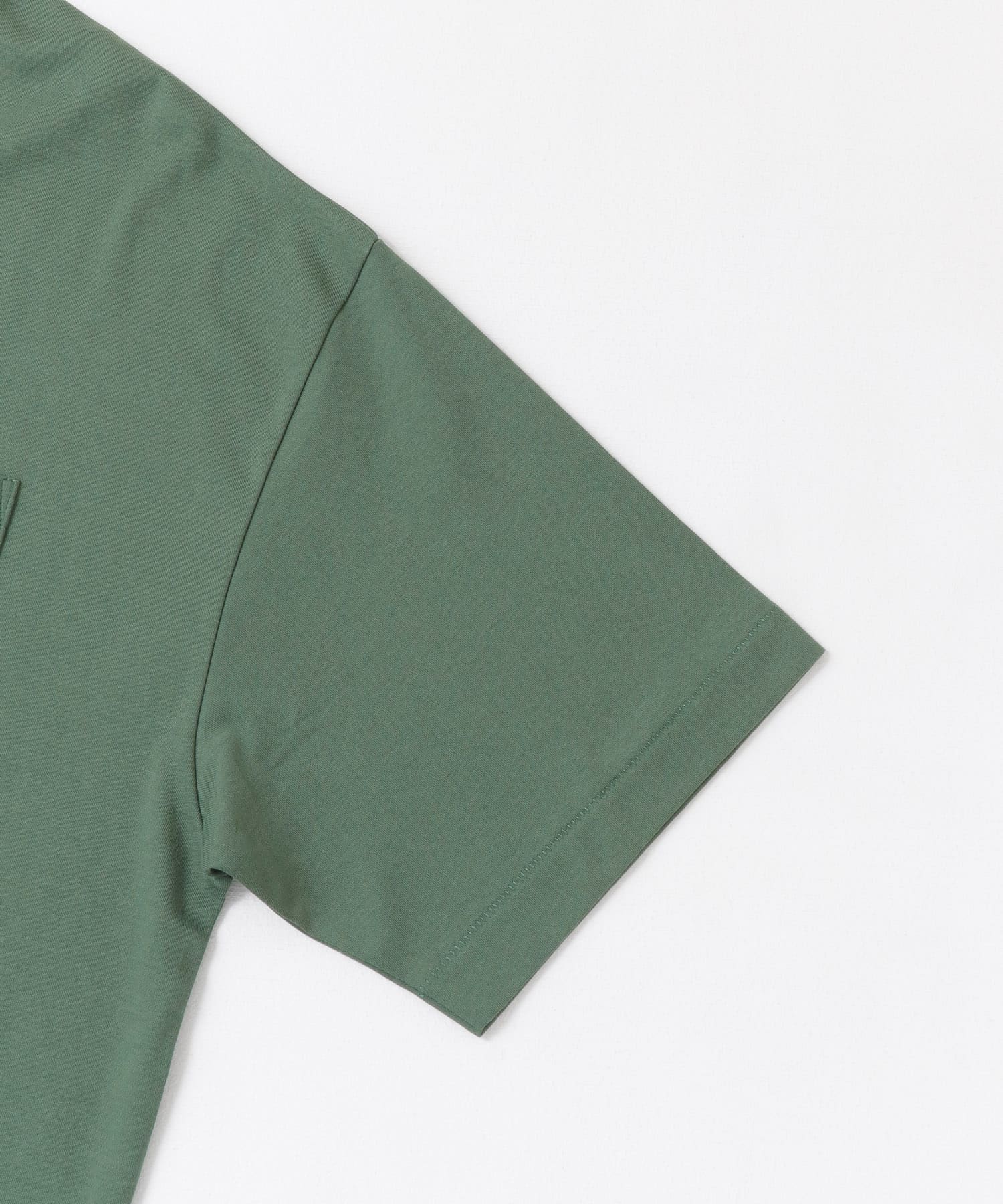 シルケットスムース クルーネックTシャツ KHK M