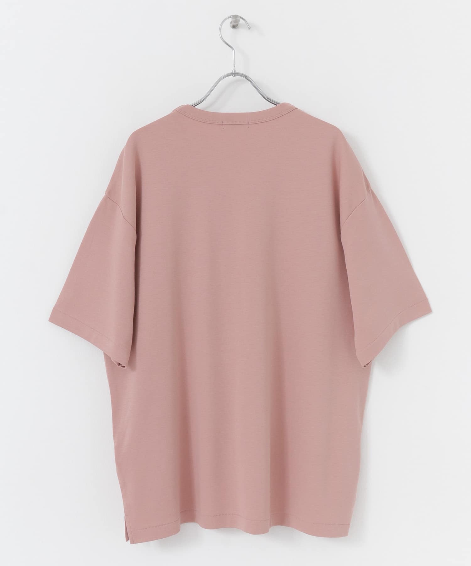シルケットスムース クルーネックTシャツ PNK M