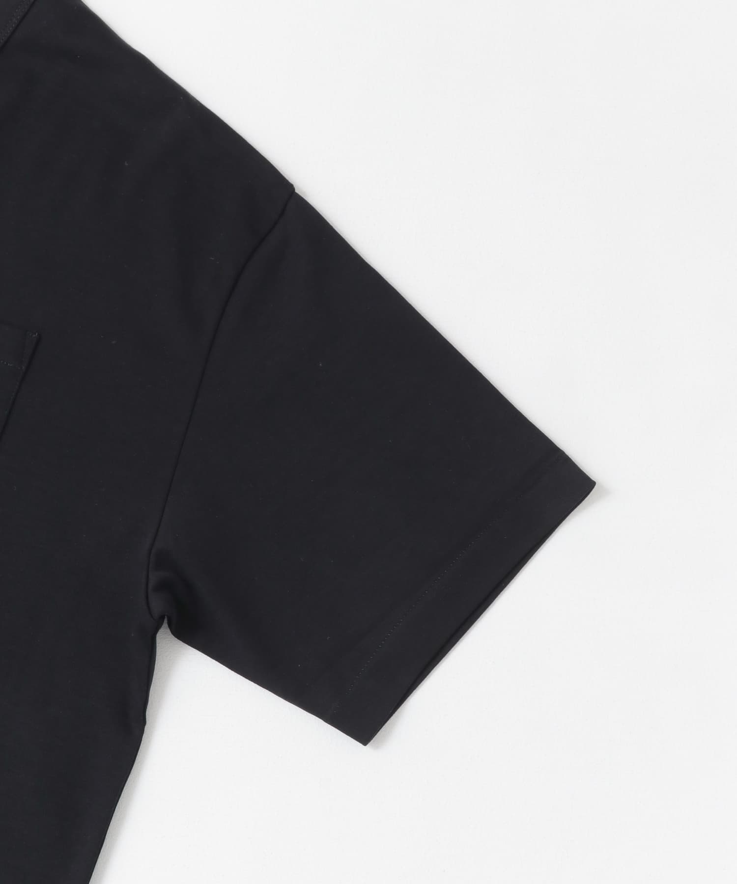 シルケットスムース クルーネックTシャツ BLK M