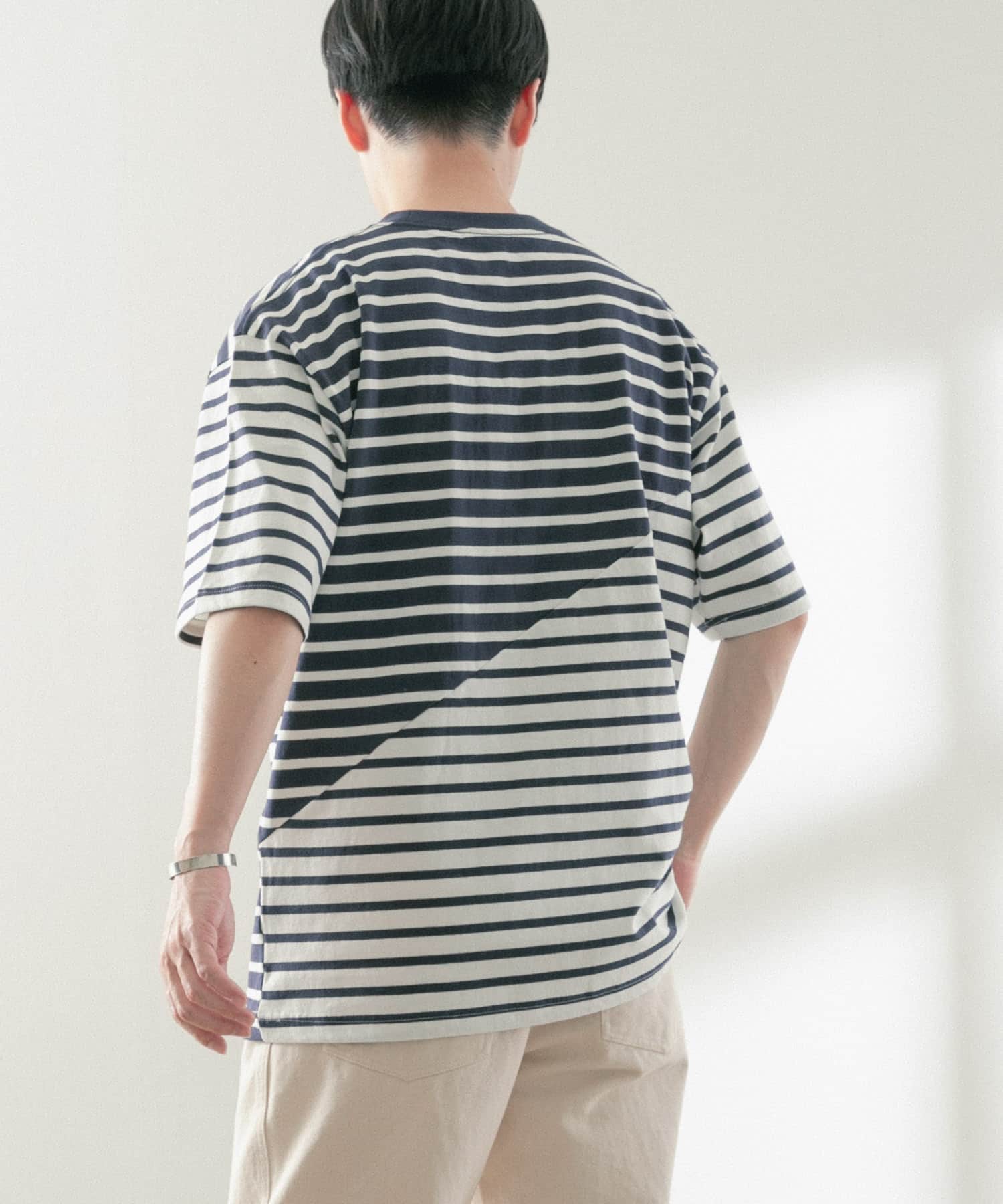 クレイジーボーダーショートスリーブTシャツ