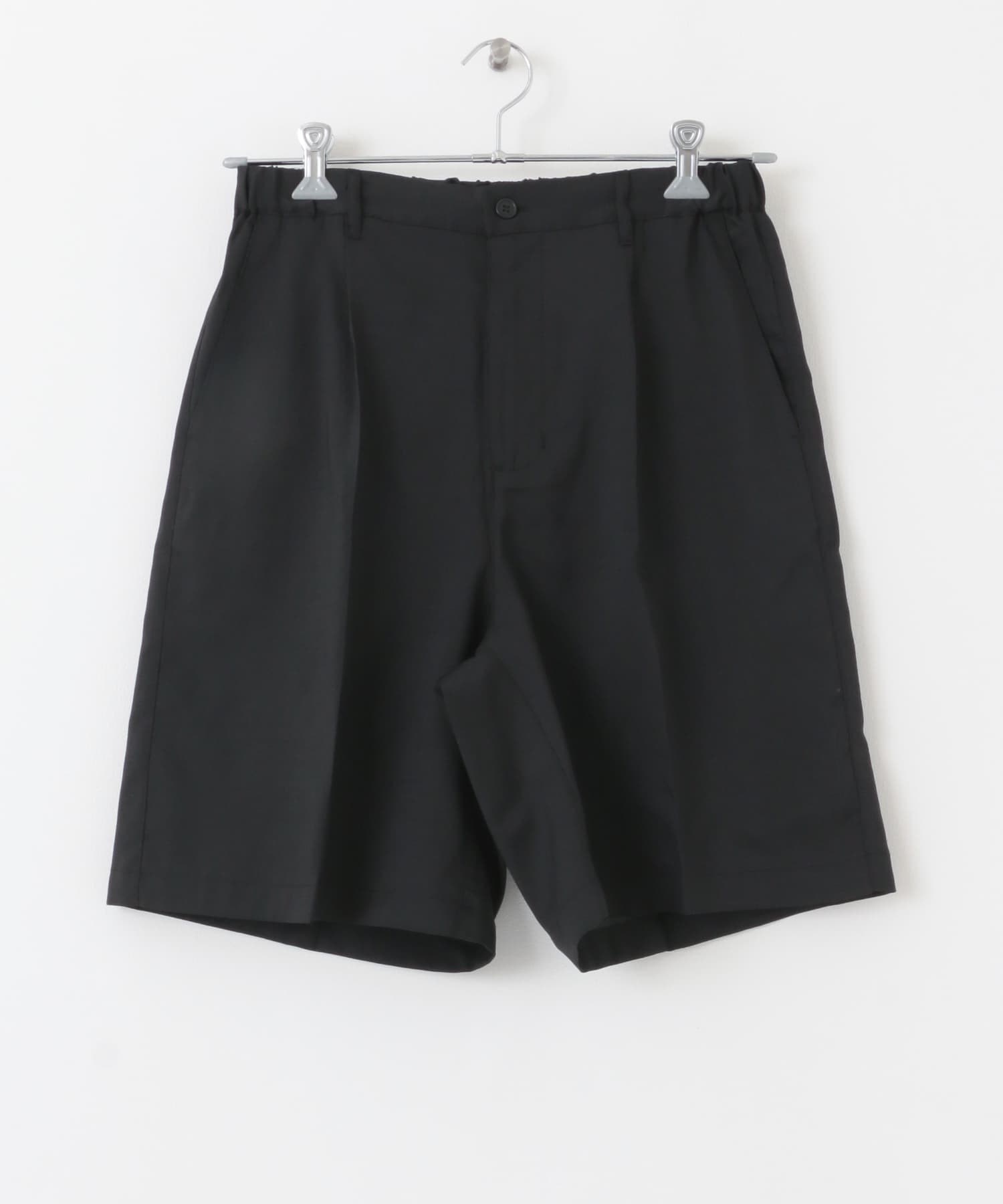 シャンタン ショートパンツ BLK M