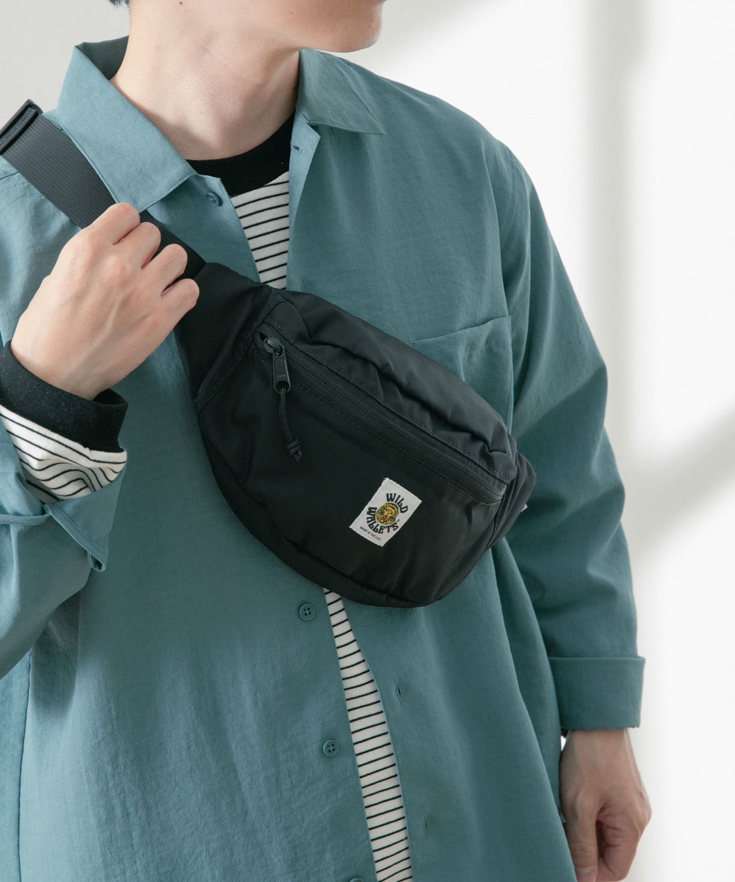 WILD WALLETS　Fanny Pack BLK -