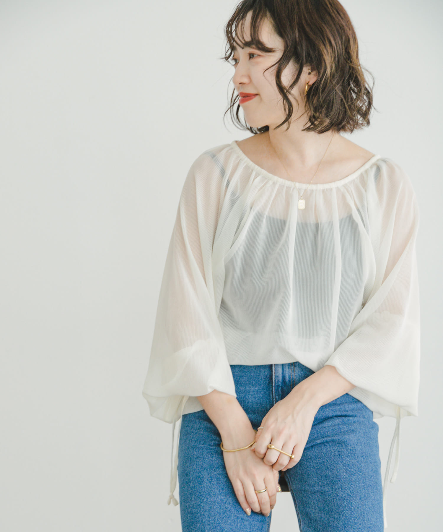 身長：158cm サイズ：FREE