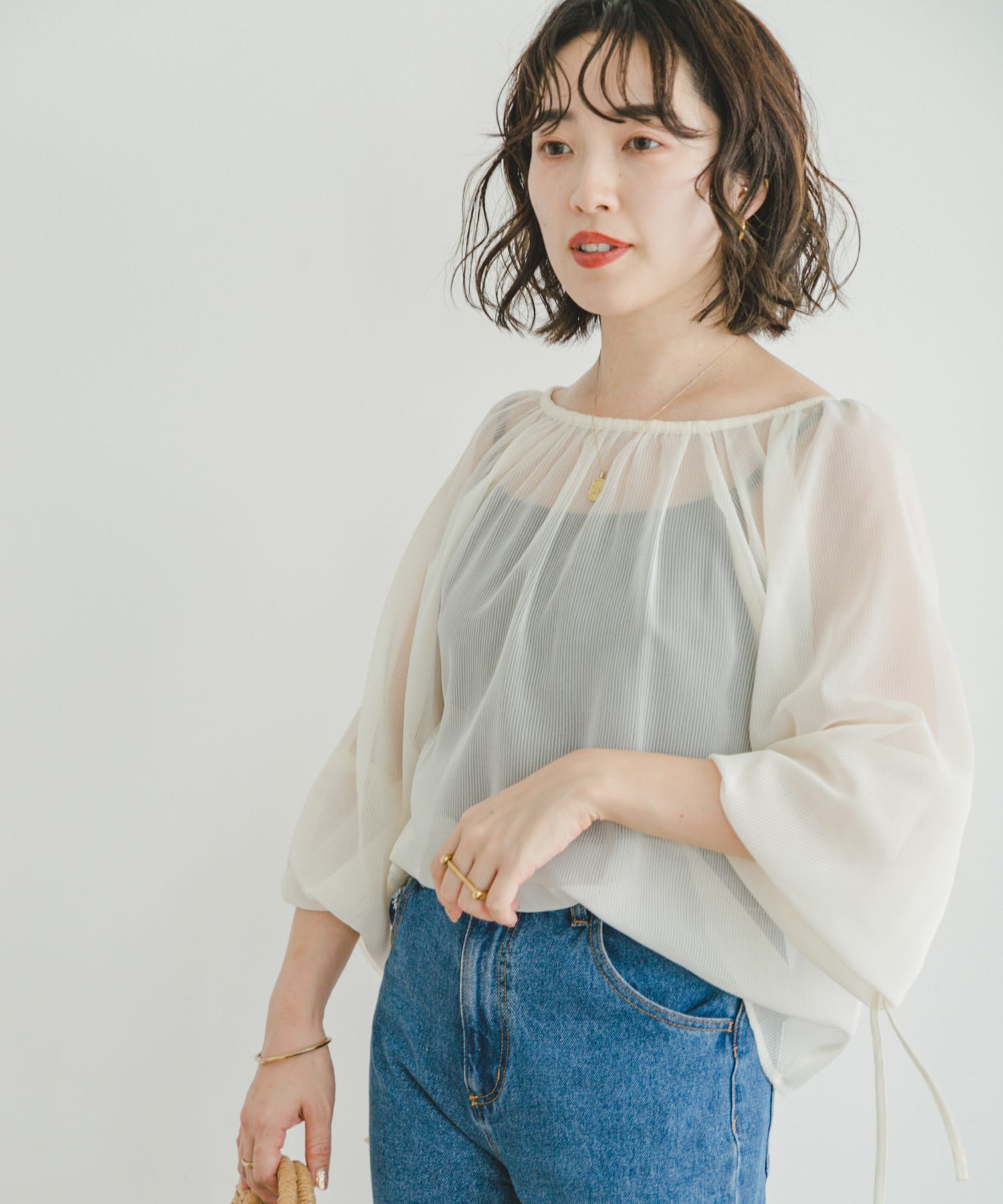 身長：158cm サイズ：FREE