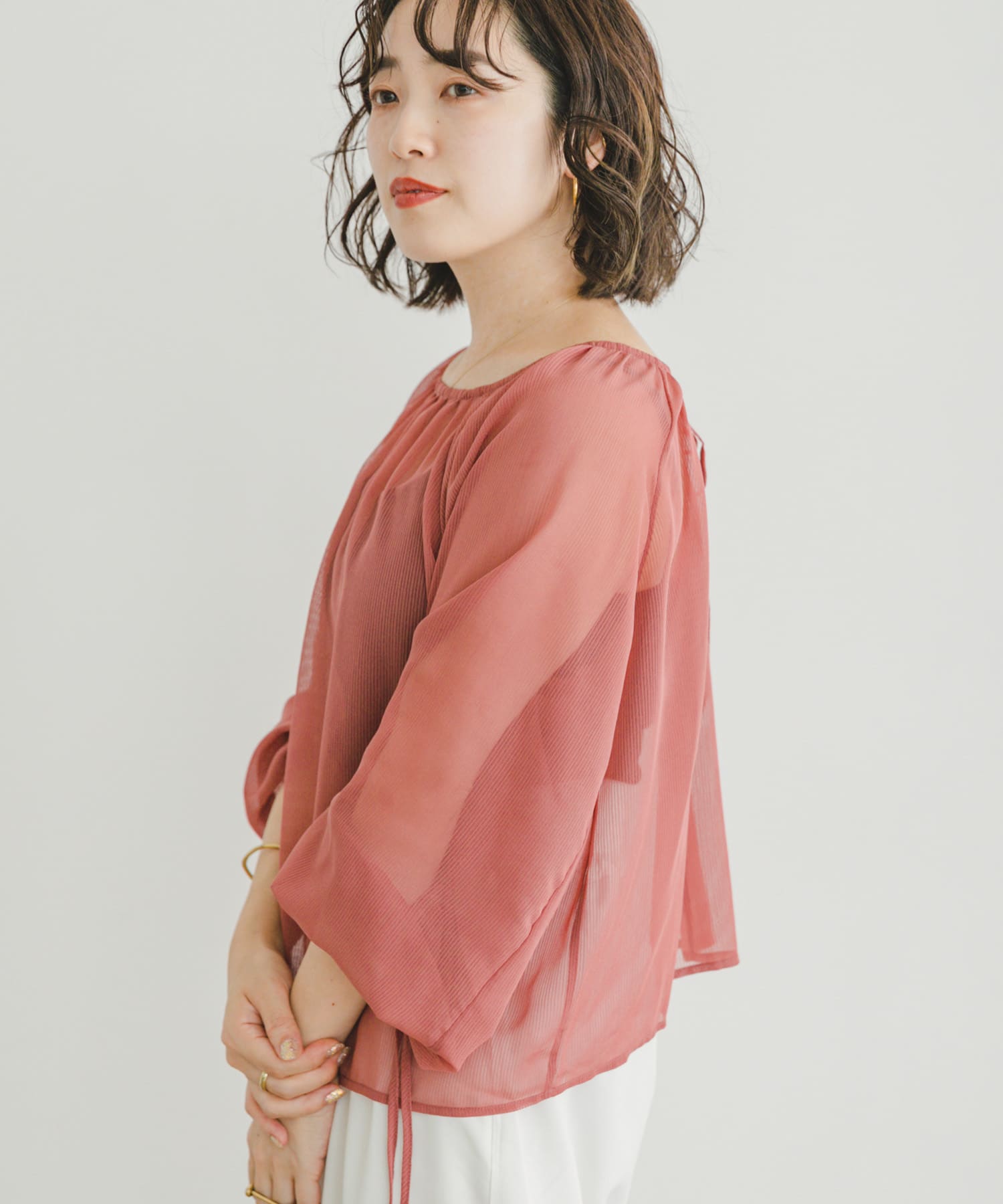 身長：158cm サイズ：FREE