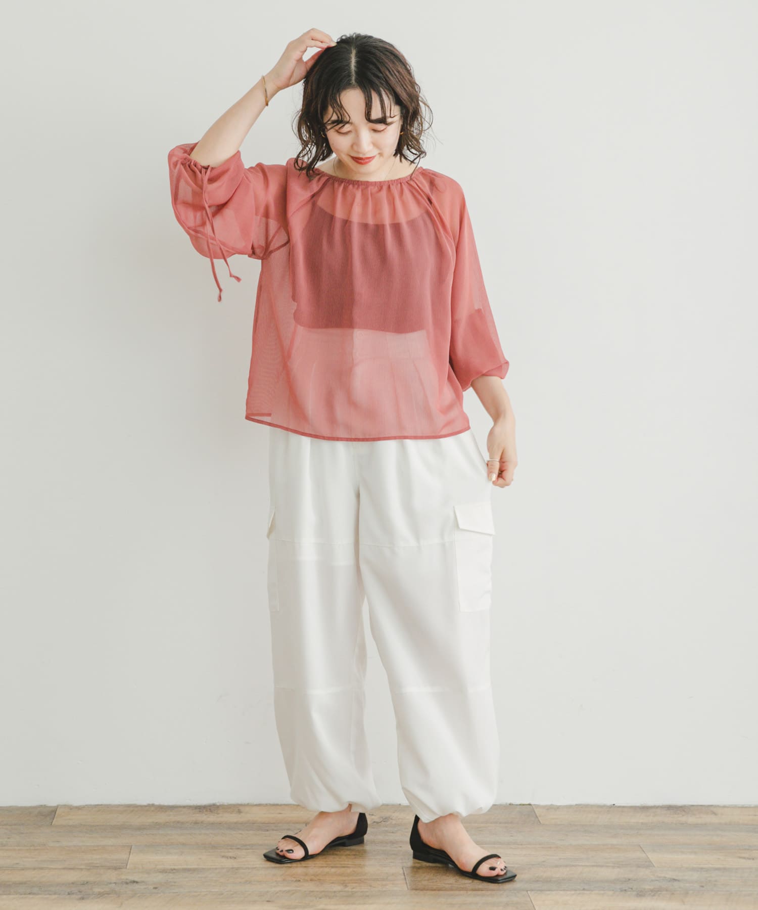 身長：158cm サイズ：FREE