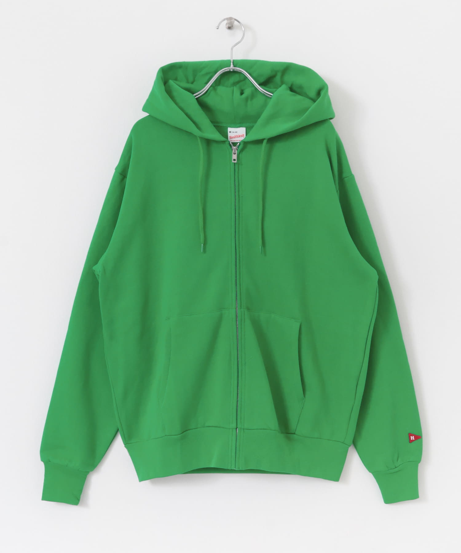 Healthknit　Classic Sweat Zip Hoodie GRN M