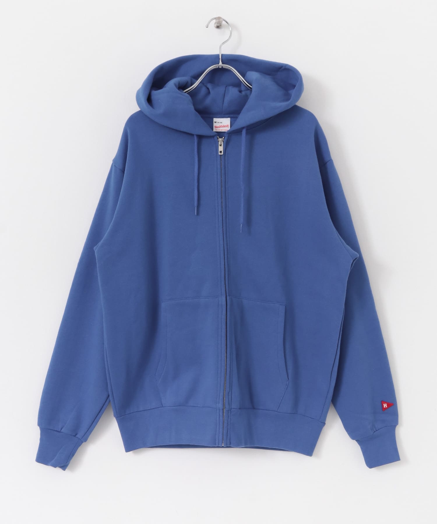Healthknit　Classic Sweat Zip Hoodie BLU M