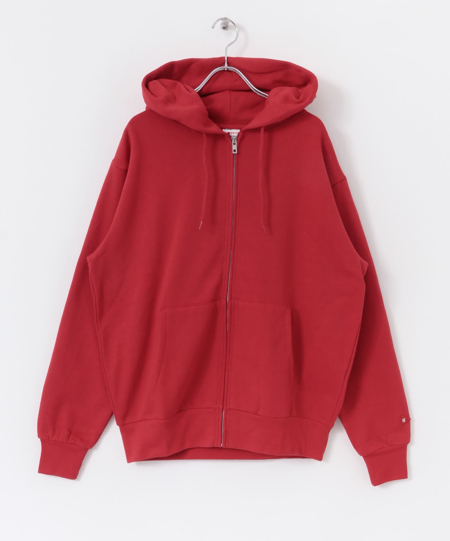 Healthknit　Classic Sweat Zip Hoodie RED M