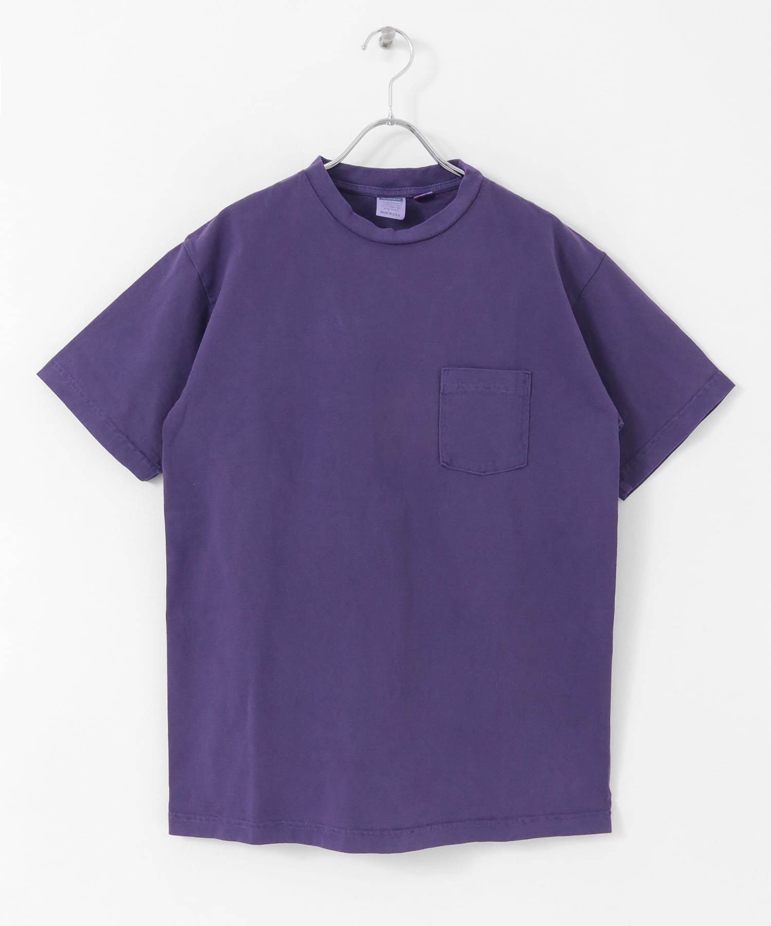 Healthknit　MADE IN USA Pocket T-shirts BLU M