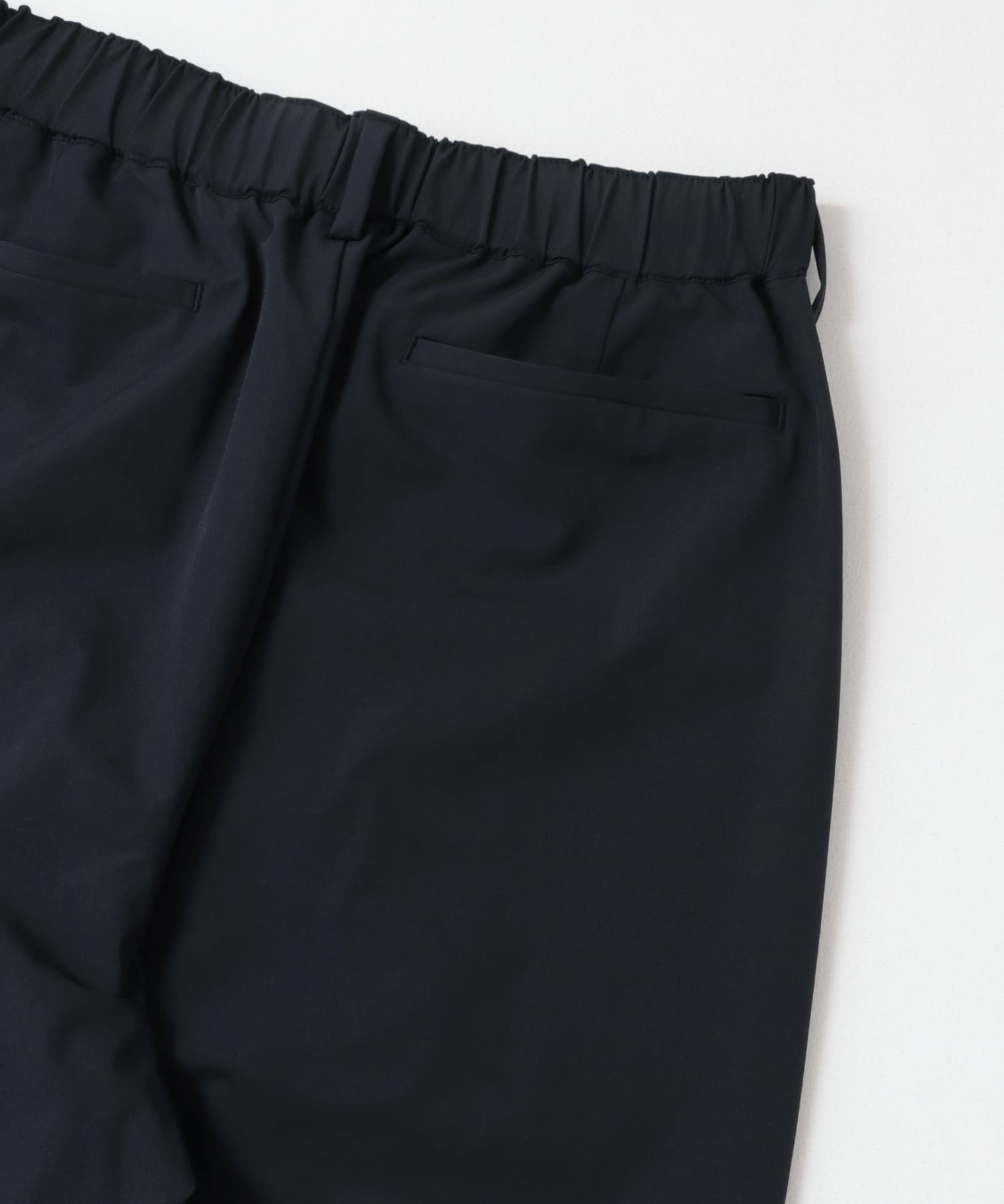 ストレッチナイロン タックパンツ NVY M