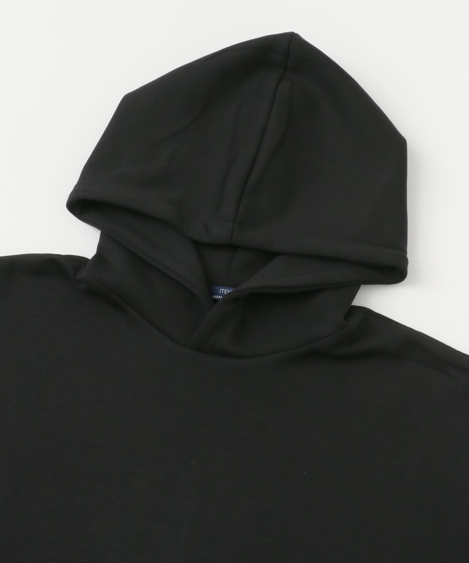 TRストレッチダンボール プルオーバーパーカー BLK M