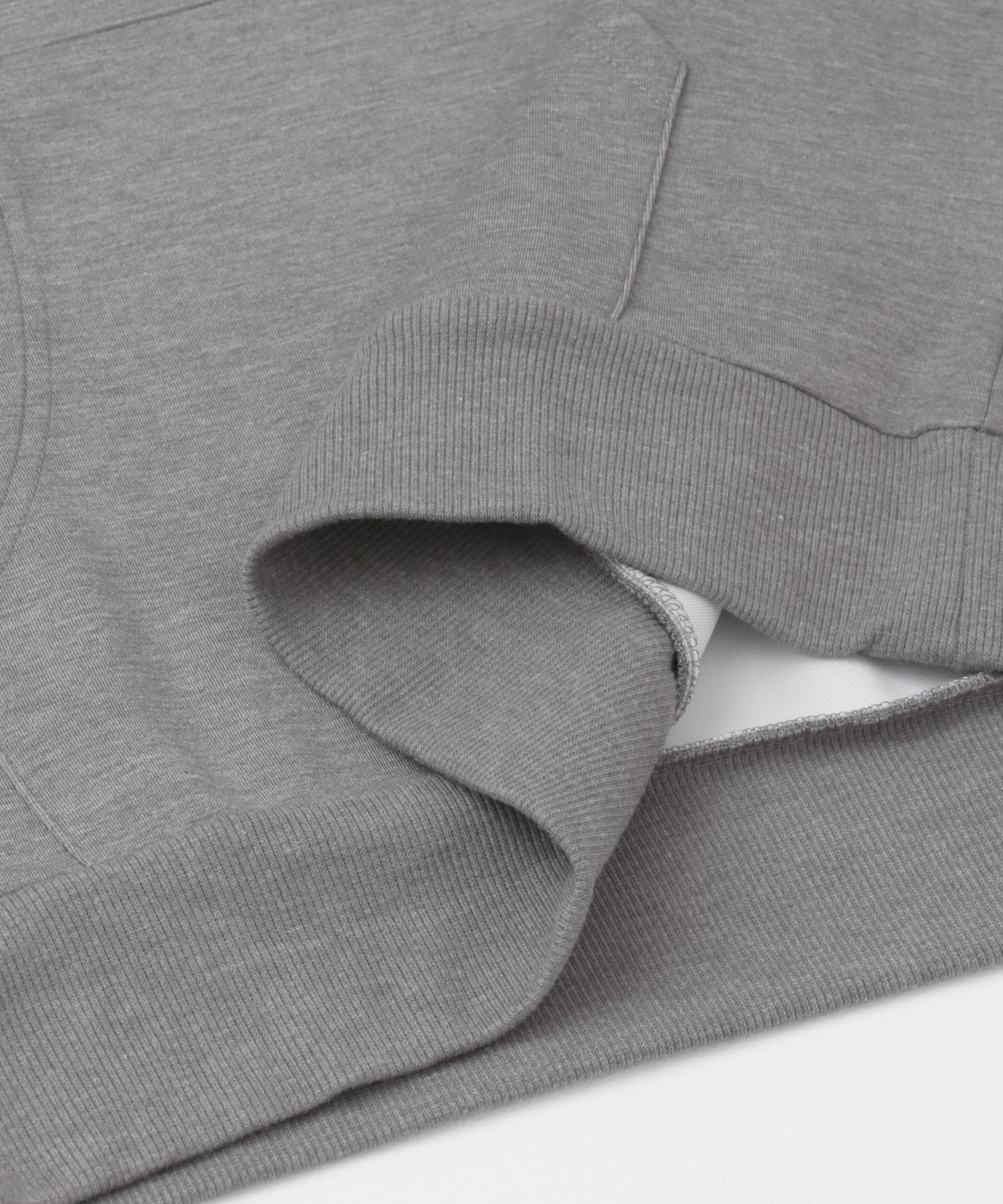 TRストレッチダンボール プルオーバーパーカー 杢GRAY M