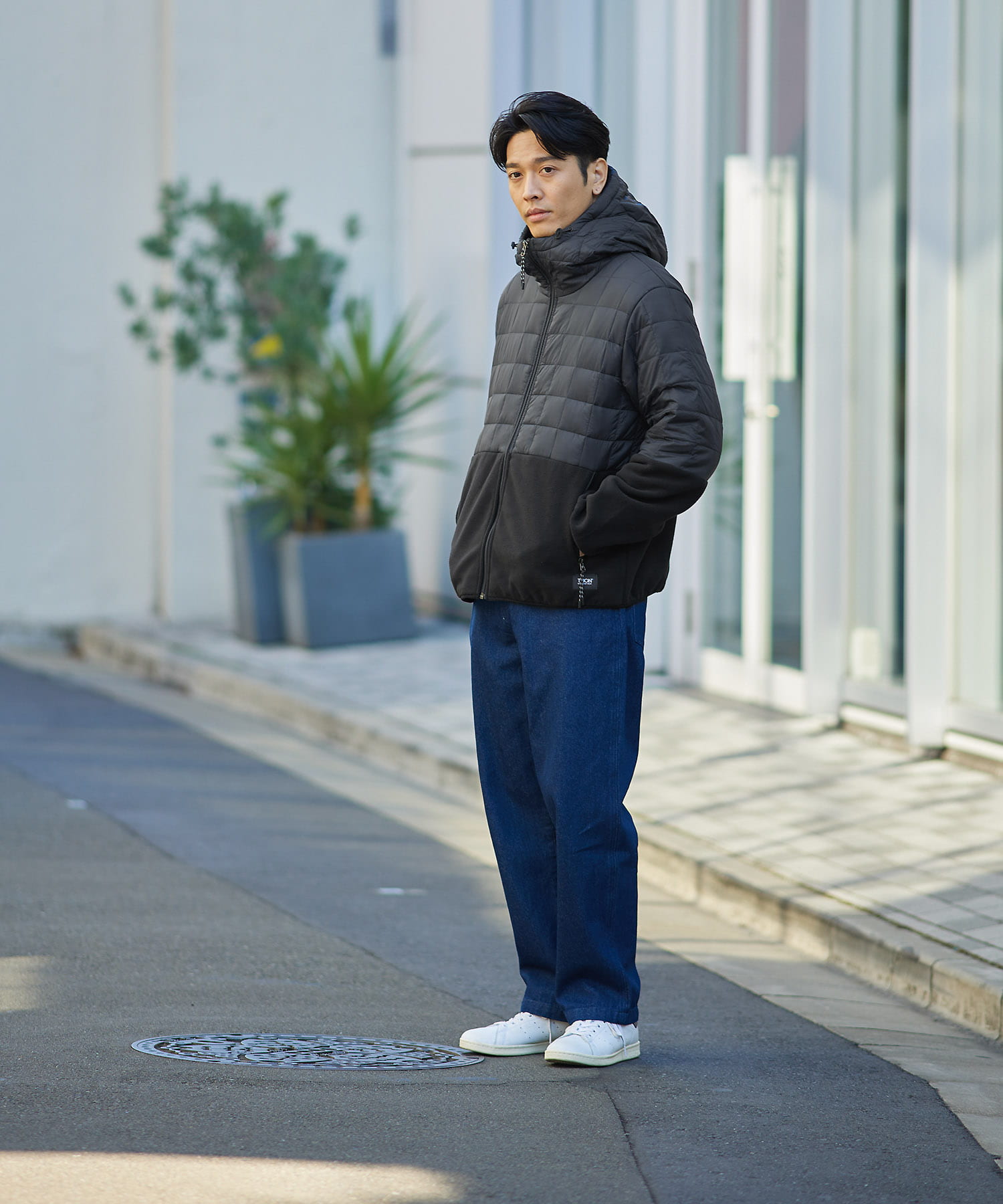 TAION FREECE+DOWN HOOD JACKET(M BLK×BLK): アウター｜URBAN RESEARCH