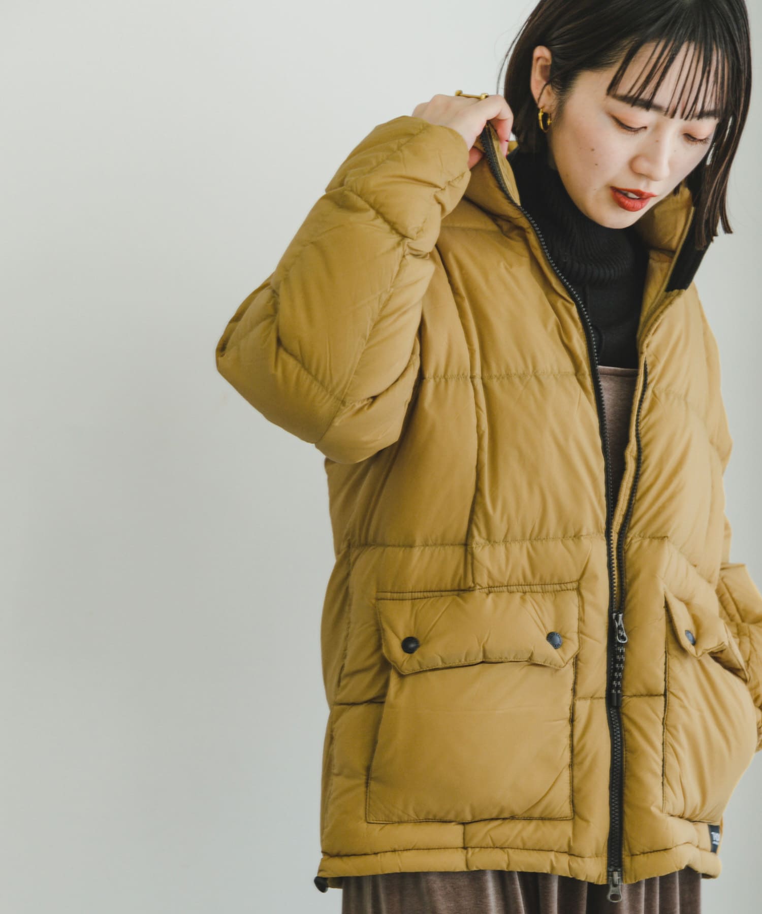 TAION　PACKABLE VOLUME DOWN JACKET