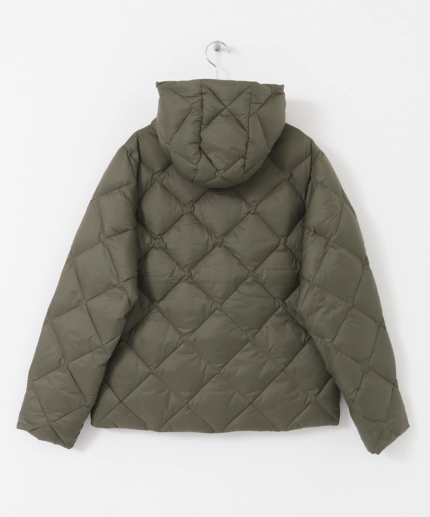 TAION　PACKABLE HOOD DOWN JACKET OLV M