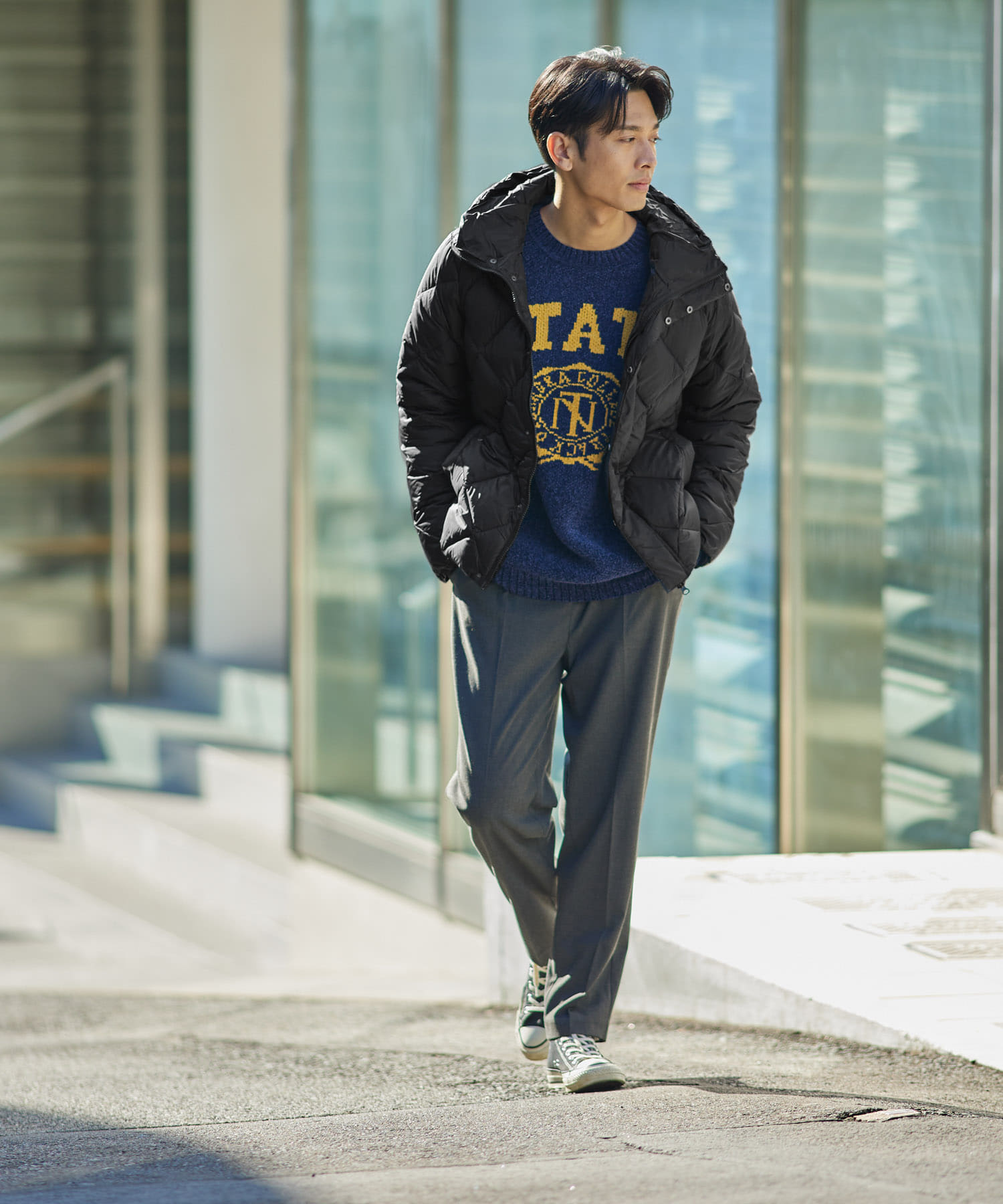 身長：178cm サイズ：L